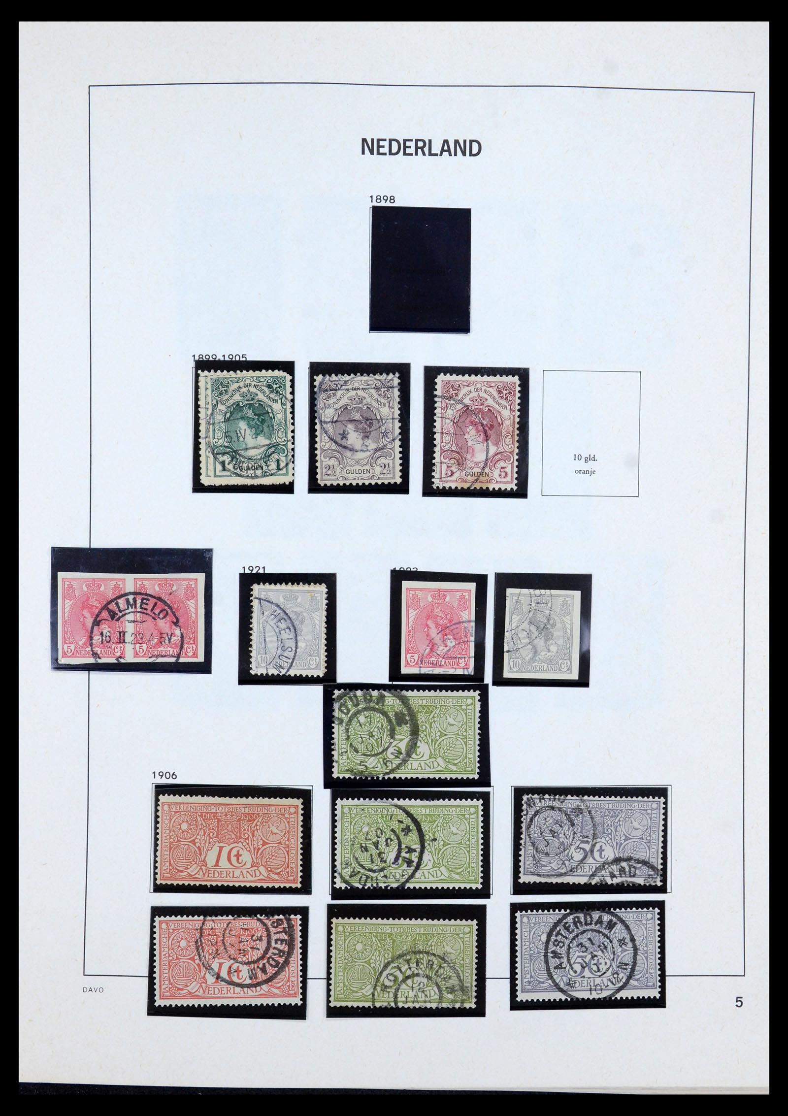36274 005 - Postzegelverzameling 36274 Nederland 1852-1979.
