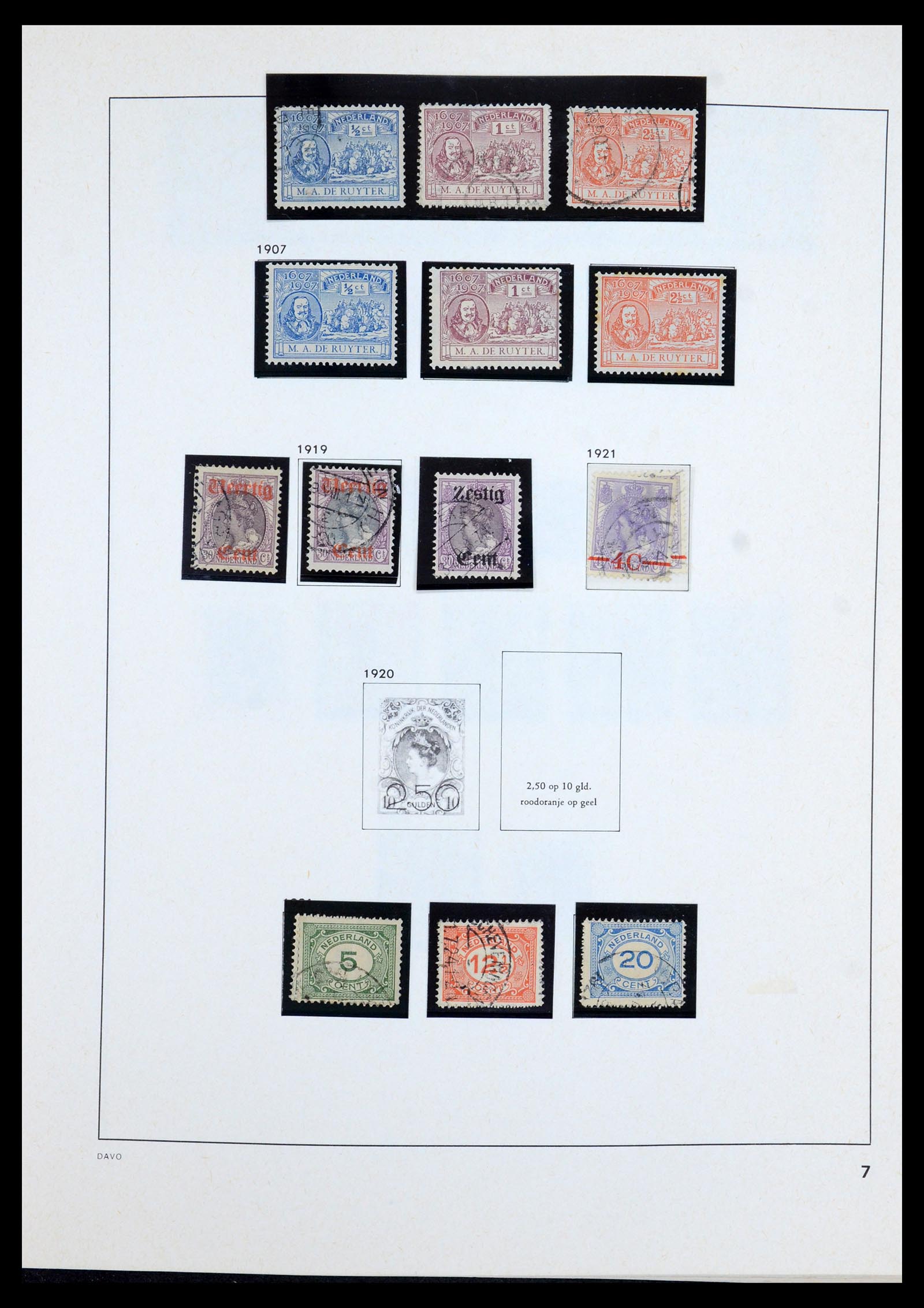 36274 007 - Postzegelverzameling 36274 Nederland 1852-1979.