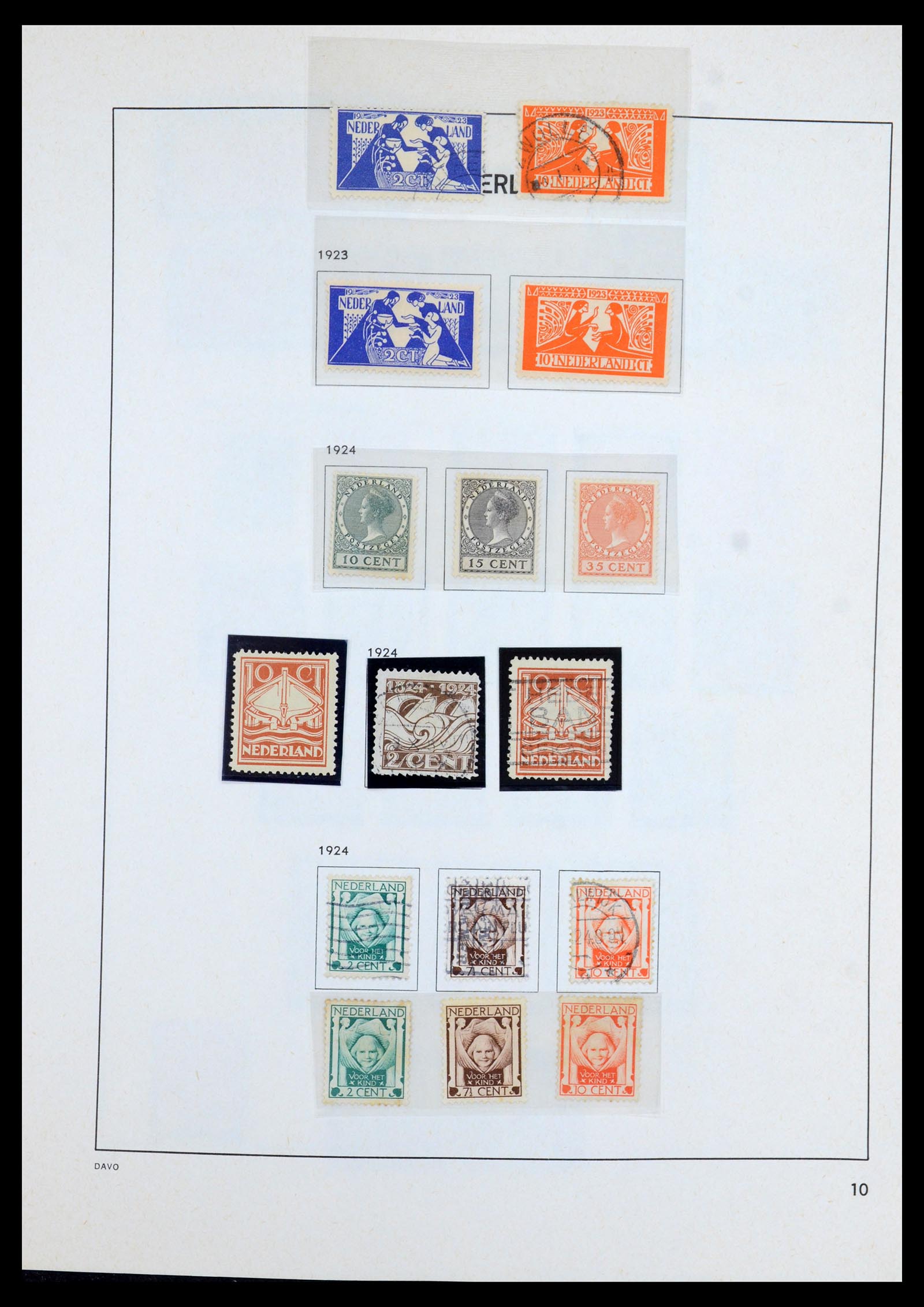 36274 010 - Postzegelverzameling 36274 Nederland 1852-1979.