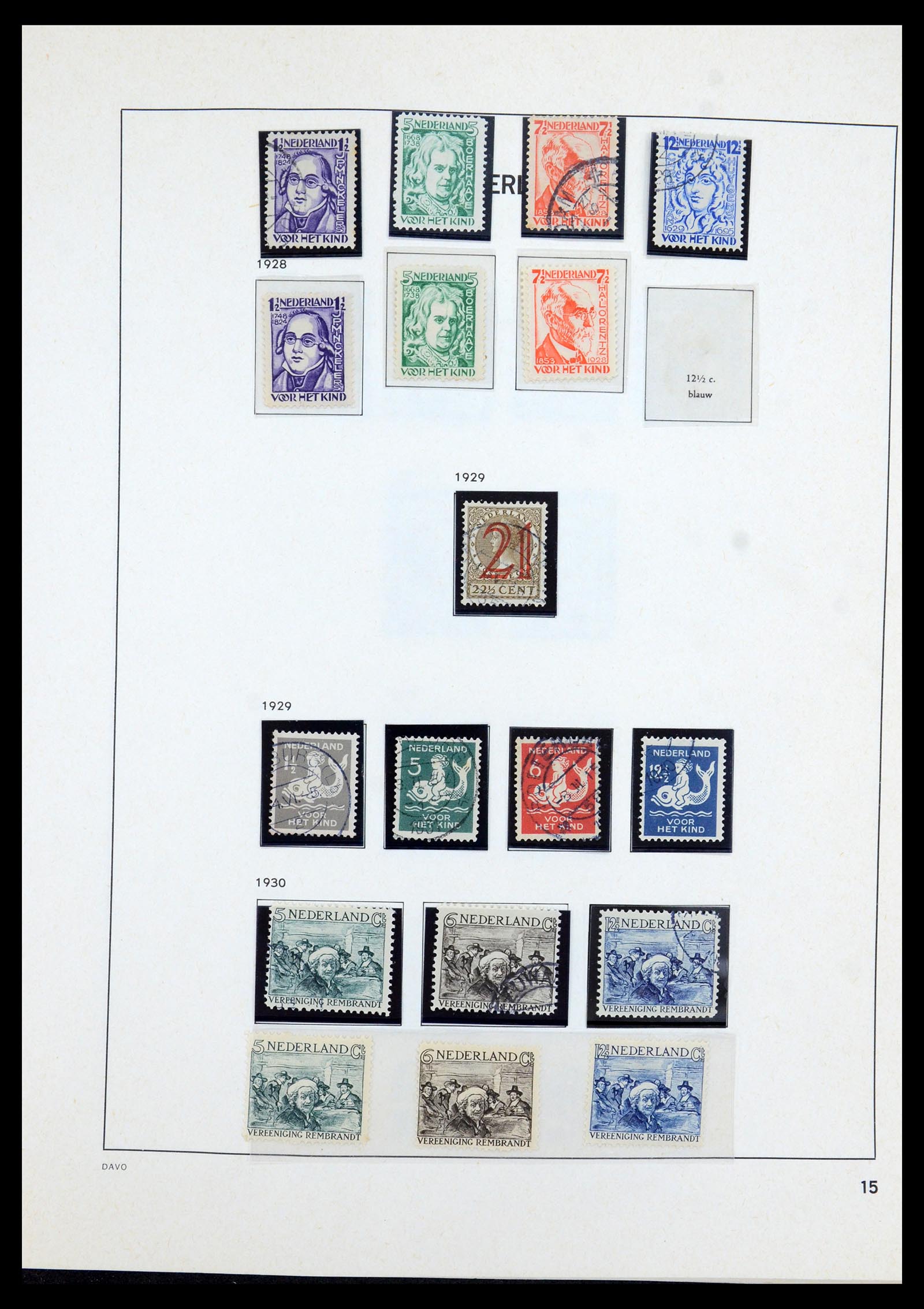 36274 015 - Postzegelverzameling 36274 Nederland 1852-1979.