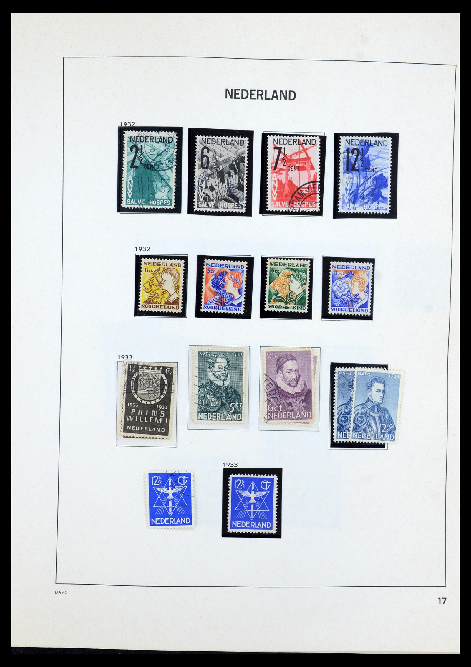 36274 017 - Postzegelverzameling 36274 Nederland 1852-1979.