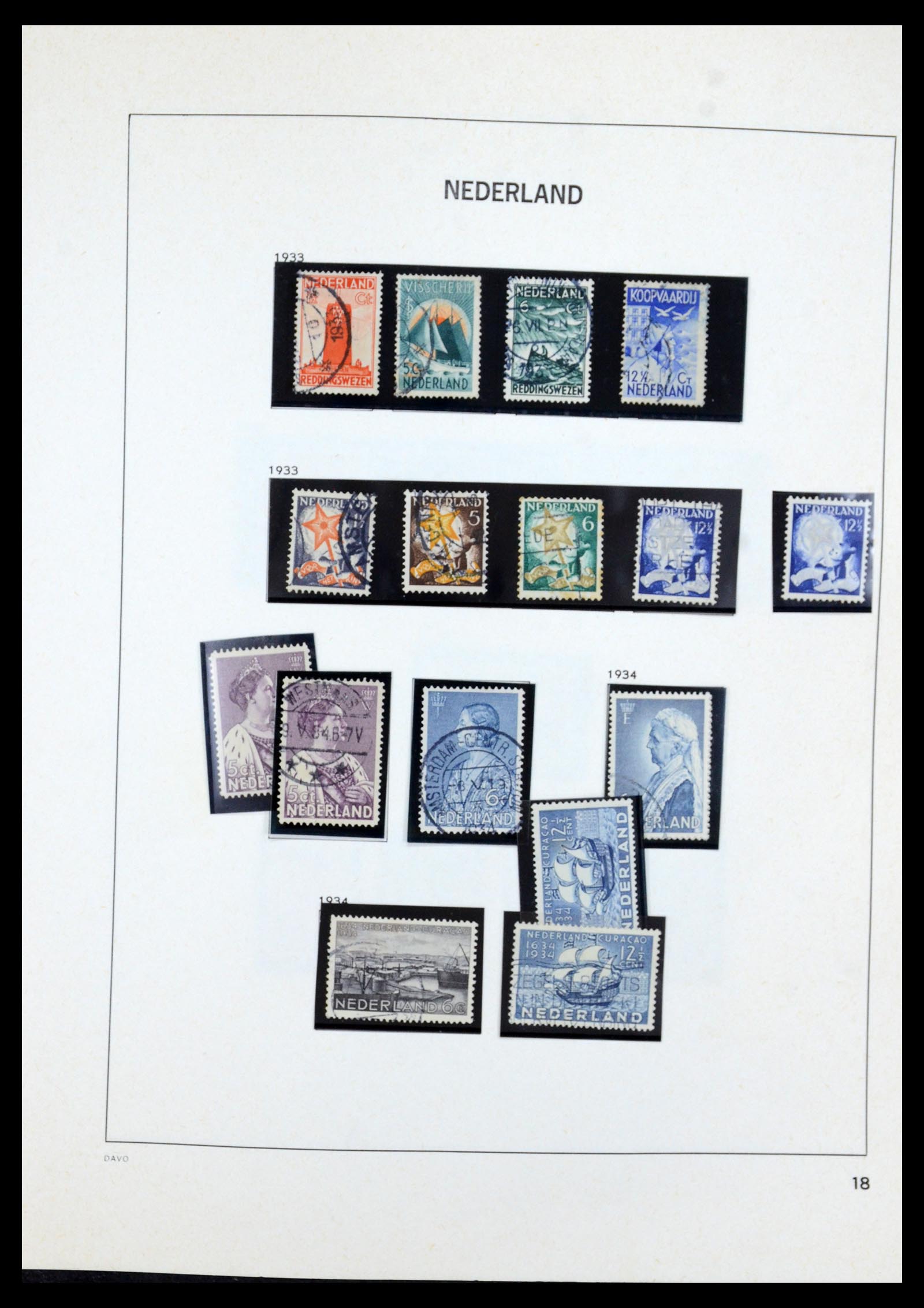 36274 018 - Postzegelverzameling 36274 Nederland 1852-1979.