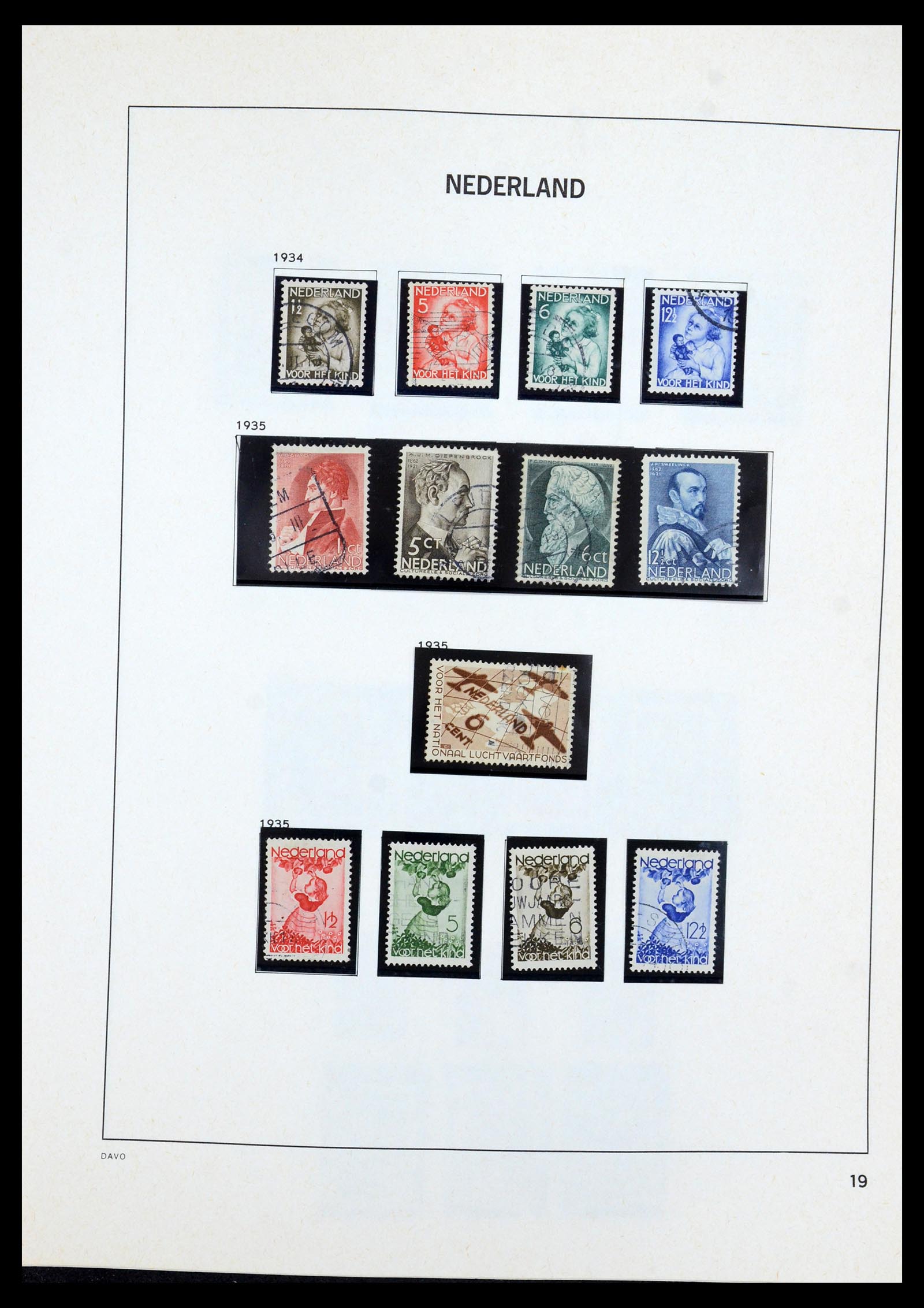 36274 019 - Postzegelverzameling 36274 Nederland 1852-1979.