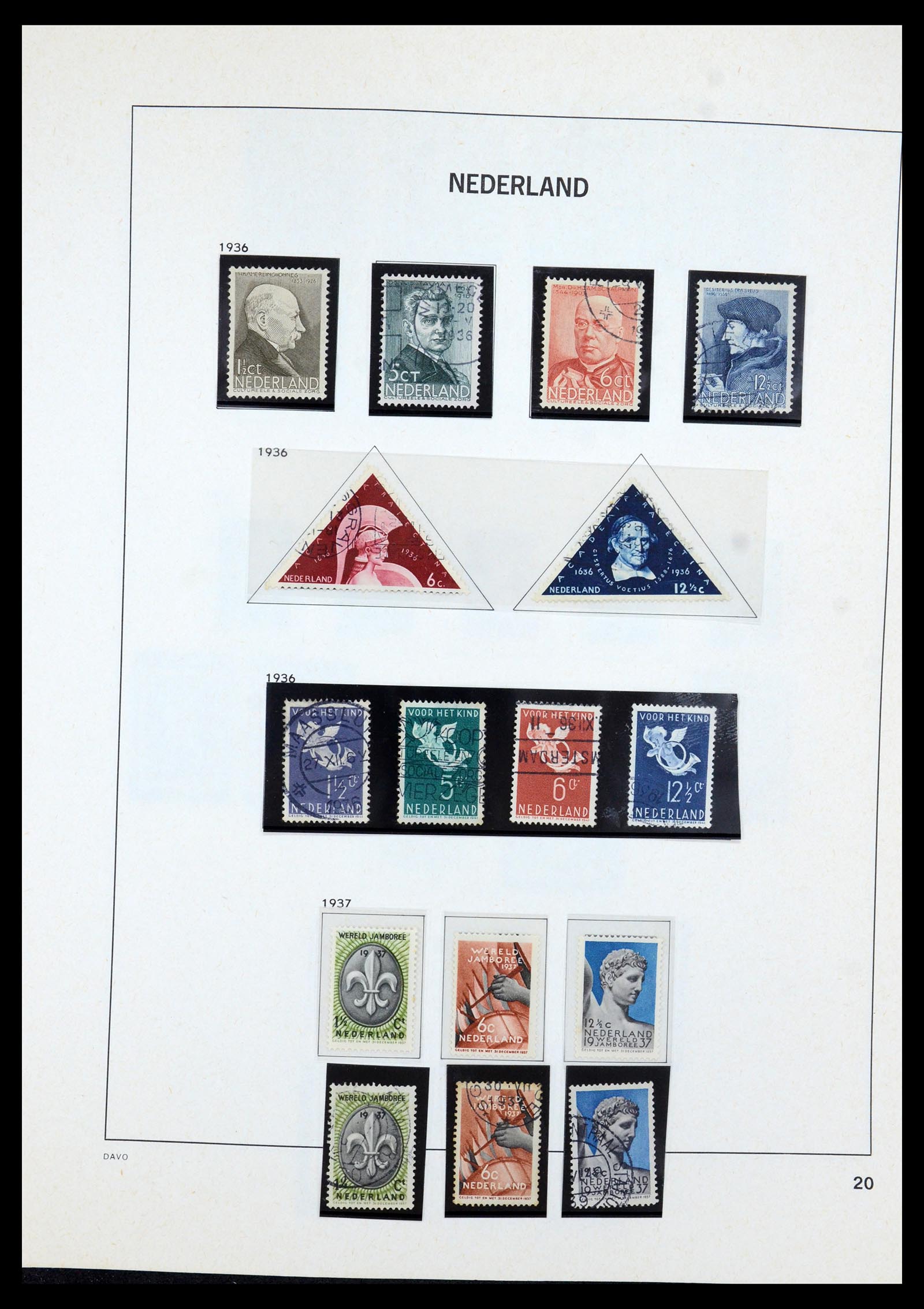 36274 020 - Postzegelverzameling 36274 Nederland 1852-1979.
