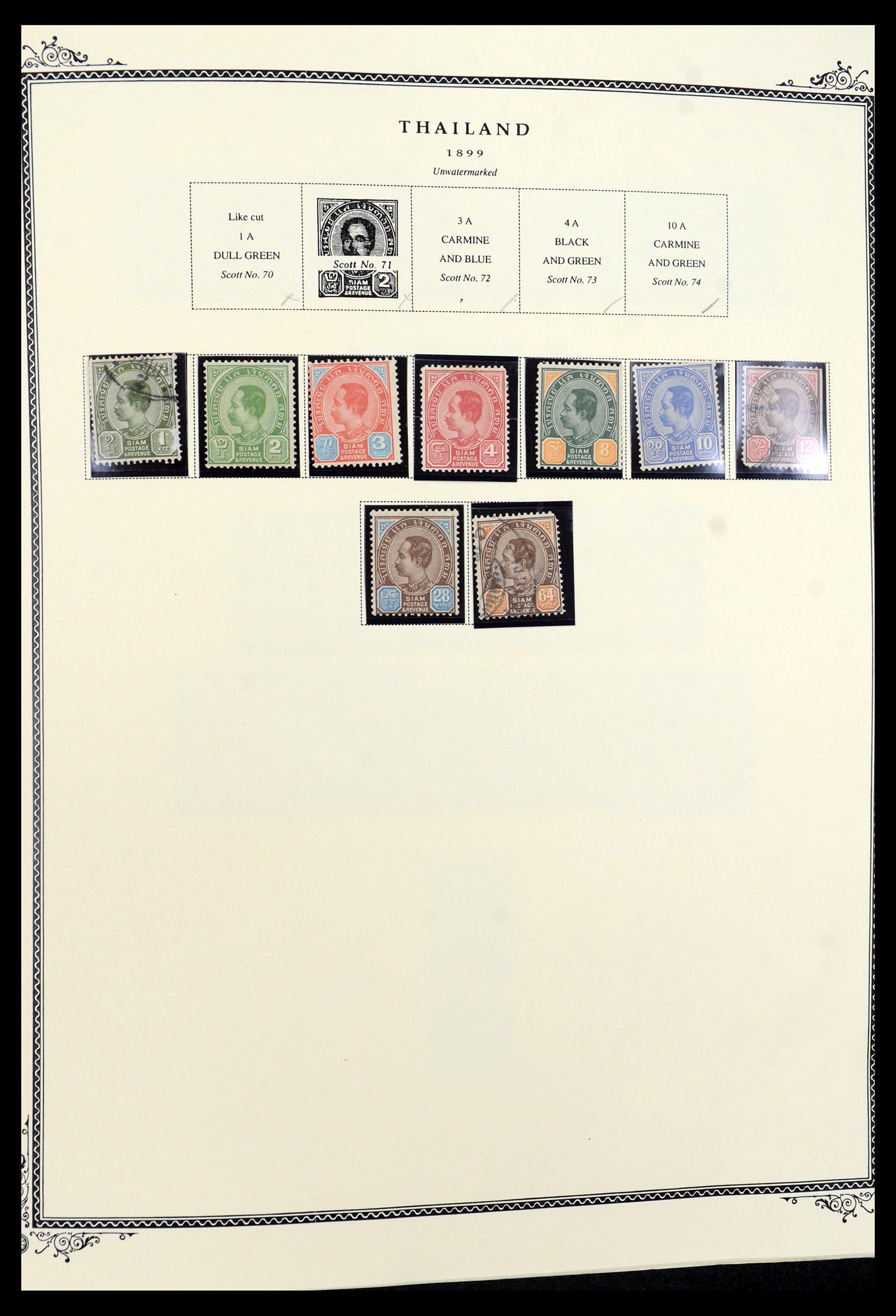 36276 003 - Postzegelverzameling 36276 Thailand 1883-1992.