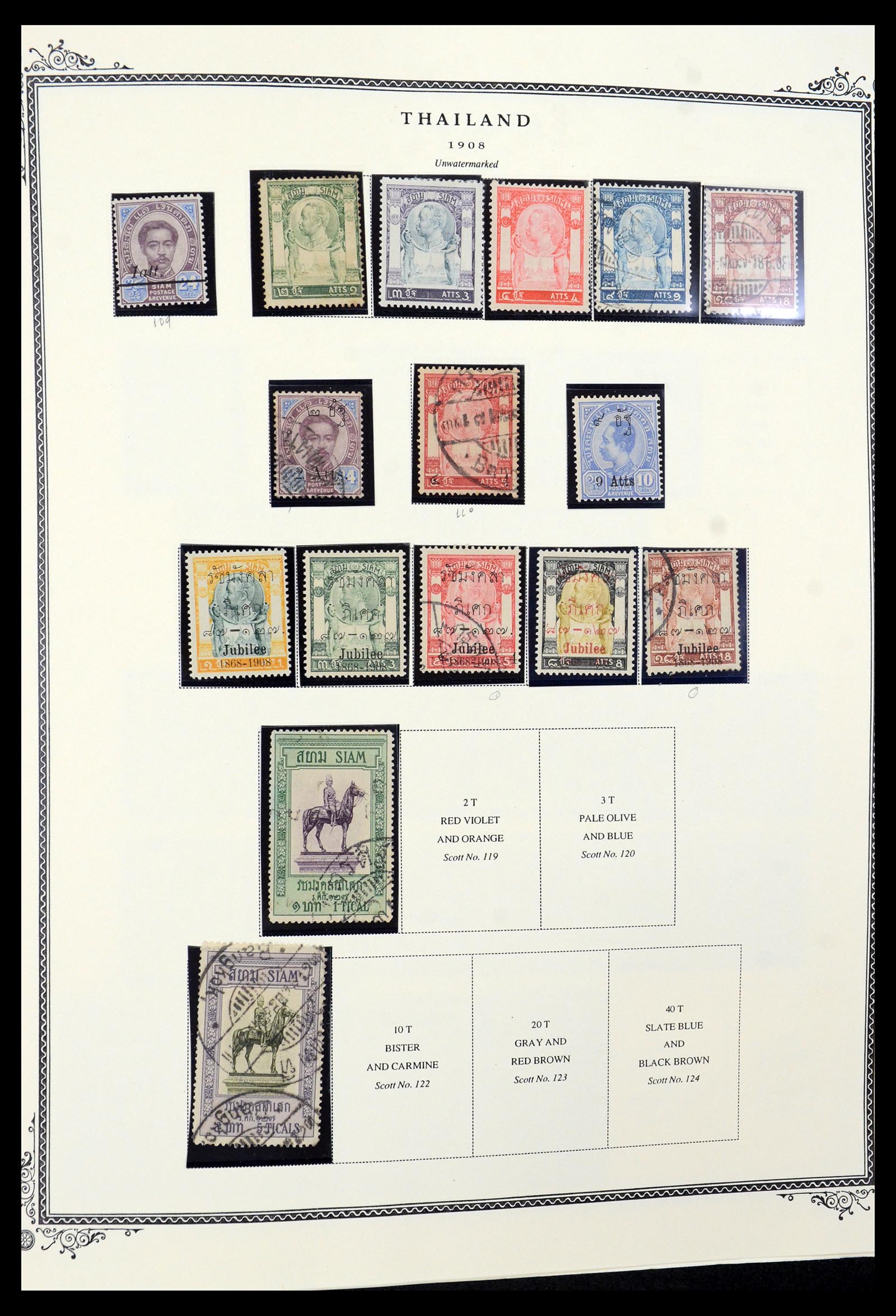 36276 005 - Postzegelverzameling 36276 Thailand 1883-1992.