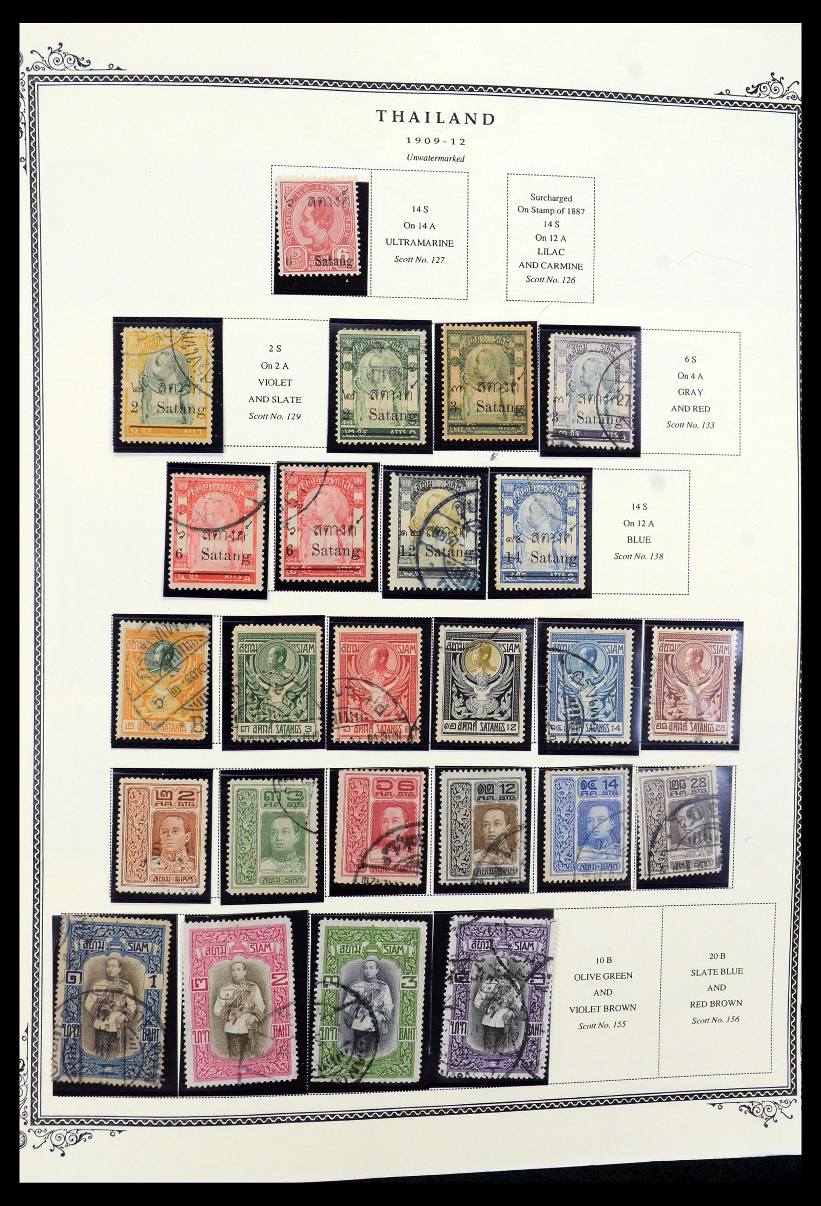 36276 006 - Postzegelverzameling 36276 Thailand 1883-1992.