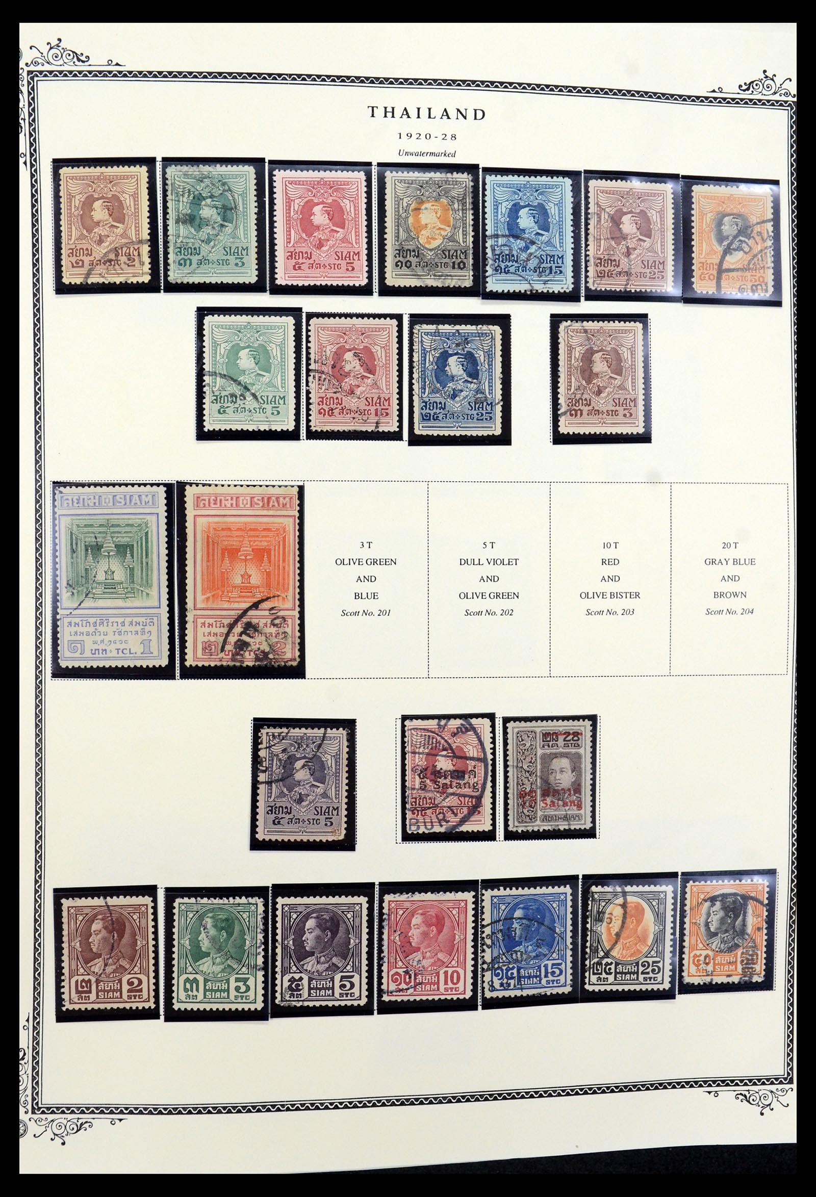 36276 008 - Postzegelverzameling 36276 Thailand 1883-1992.