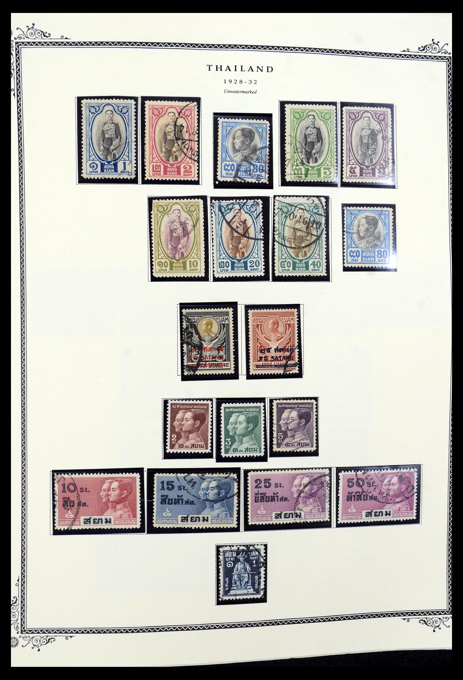 36276 009 - Postzegelverzameling 36276 Thailand 1883-1992.