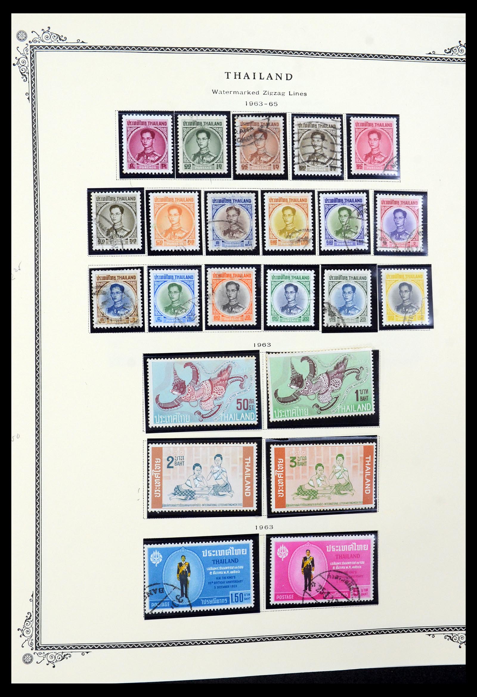 36276 019 - Postzegelverzameling 36276 Thailand 1883-1992.