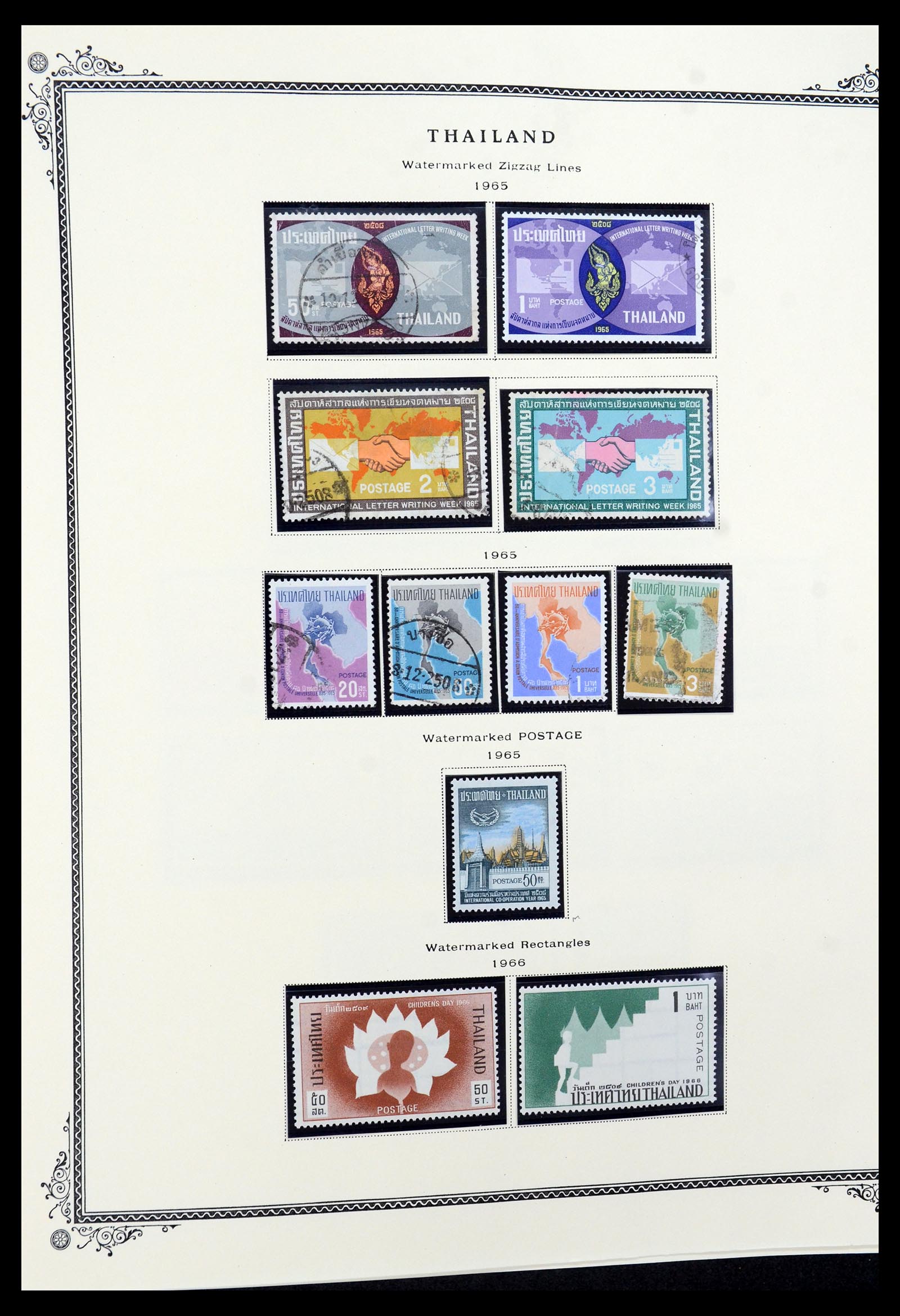 36276 021 - Postzegelverzameling 36276 Thailand 1883-1992.