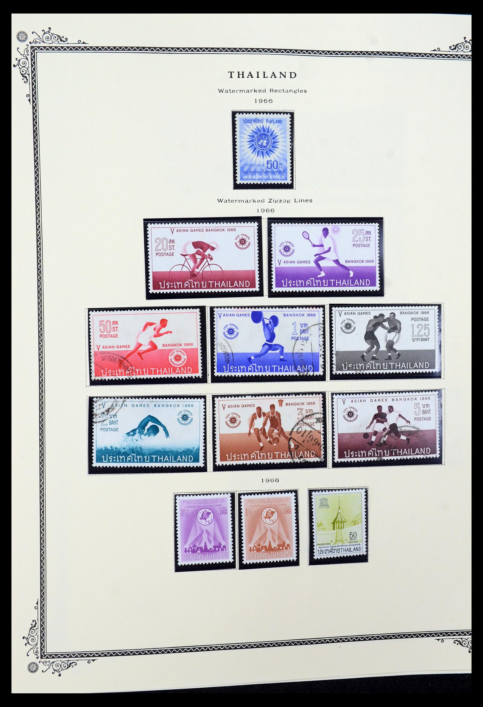 36276 022 - Postzegelverzameling 36276 Thailand 1883-1992.