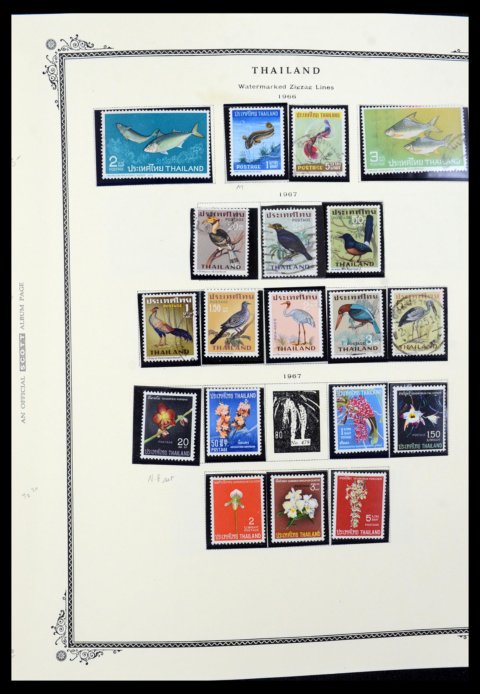 36276 024 - Postzegelverzameling 36276 Thailand 1883-1992.