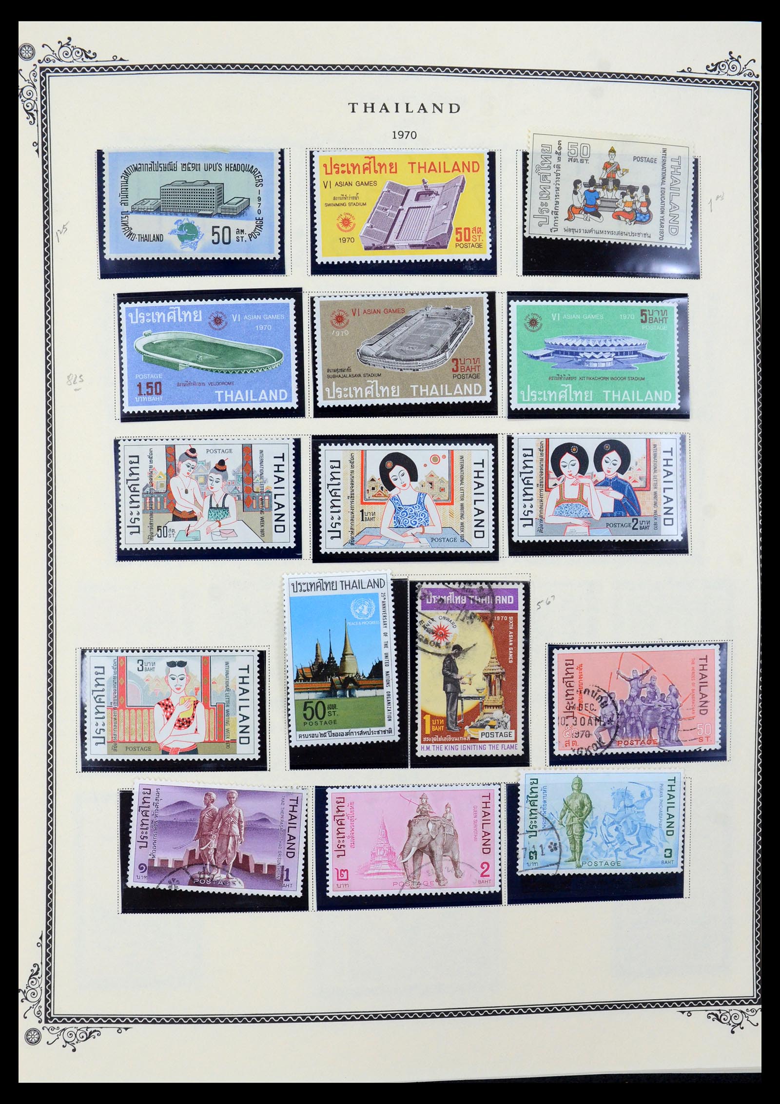 36276 031 - Postzegelverzameling 36276 Thailand 1883-1992.