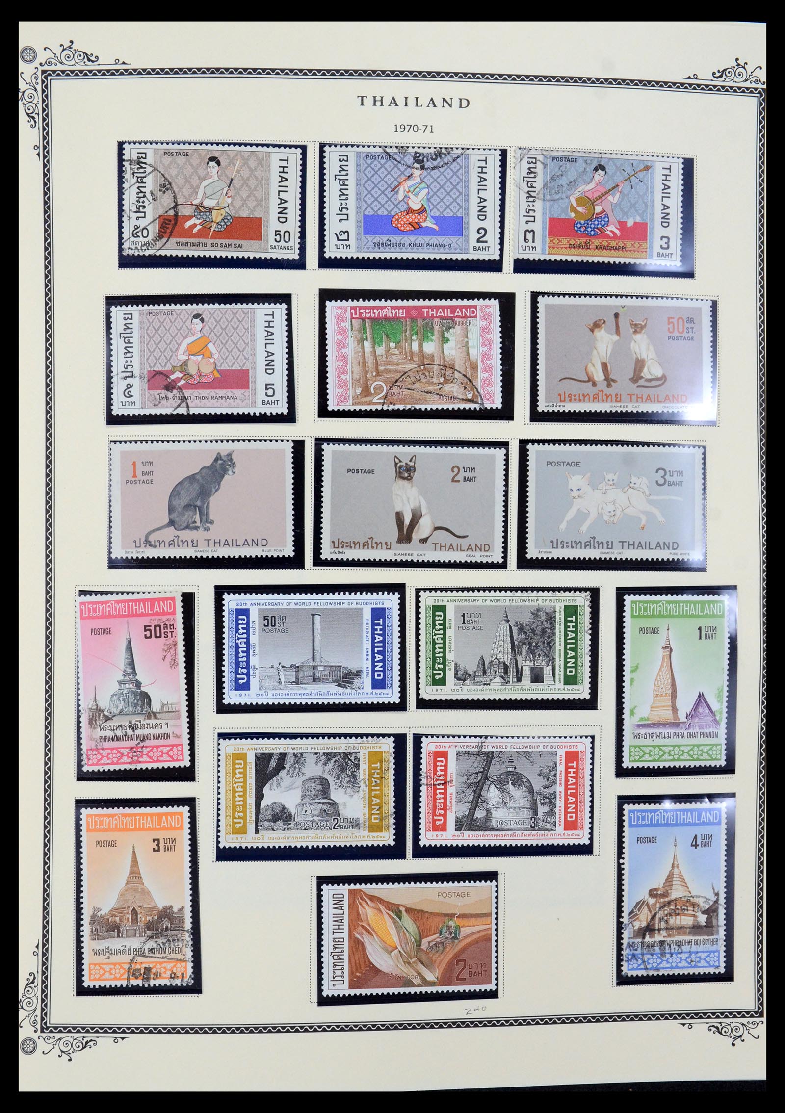 36276 032 - Postzegelverzameling 36276 Thailand 1883-1992.
