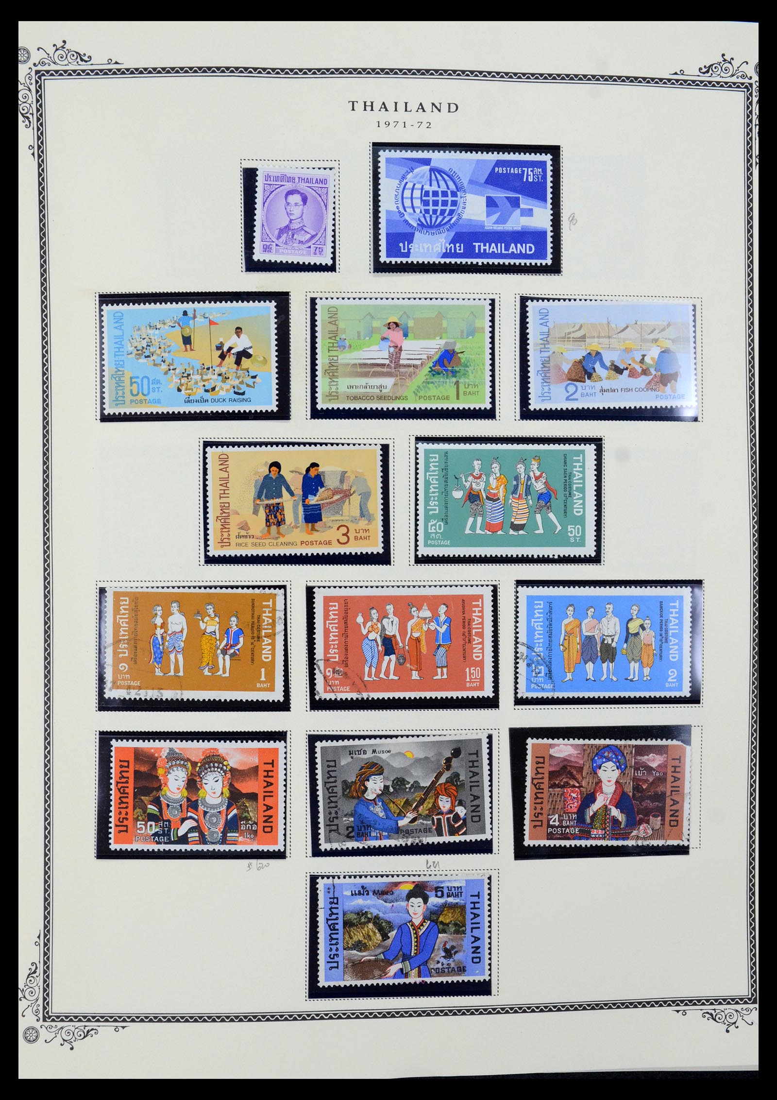 36276 034 - Postzegelverzameling 36276 Thailand 1883-1992.