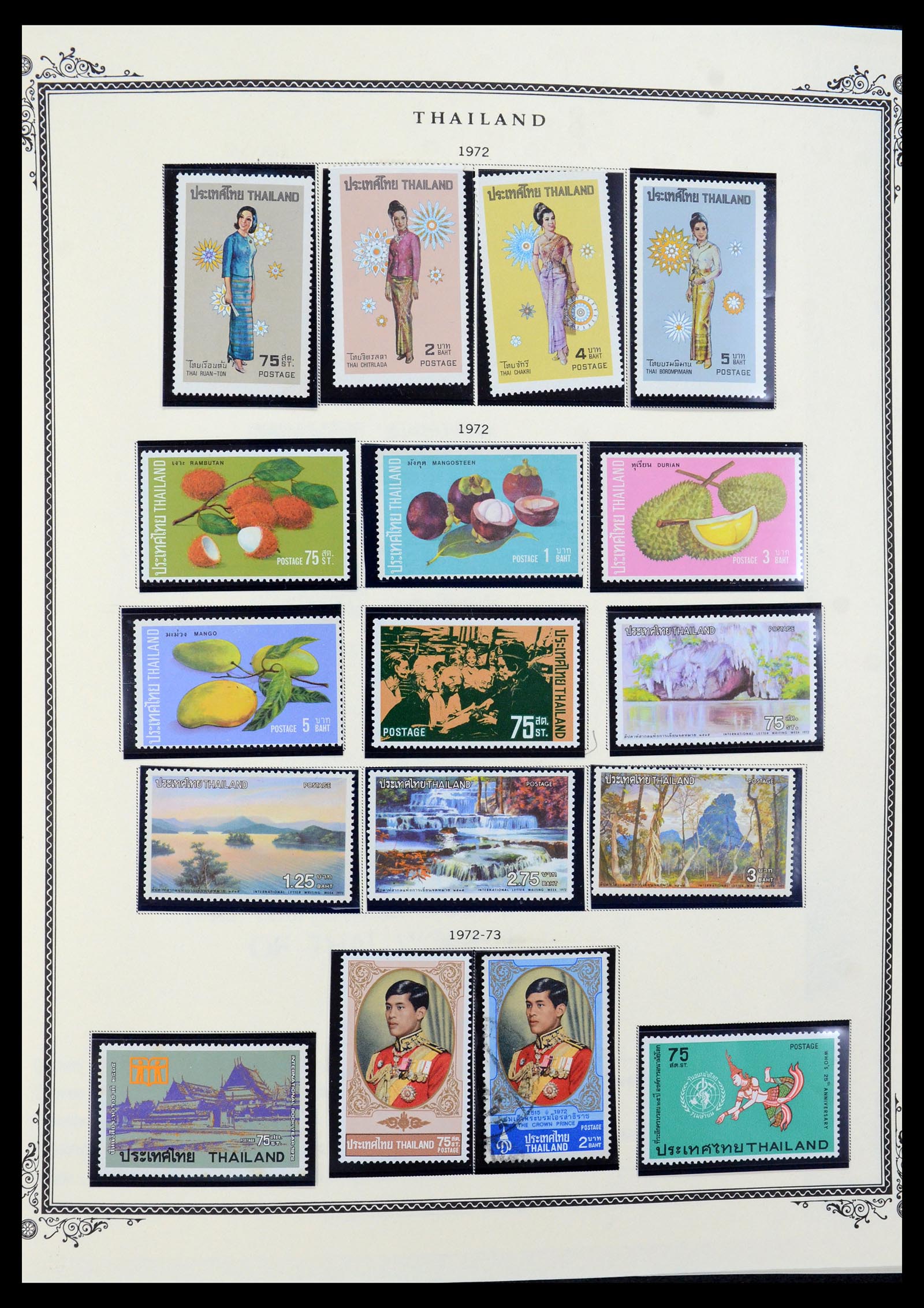 36276 036 - Postzegelverzameling 36276 Thailand 1883-1992.