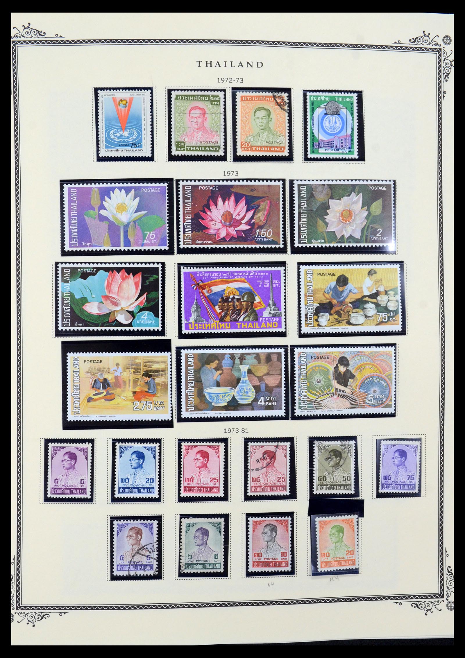 36276 038 - Postzegelverzameling 36276 Thailand 1883-1992.