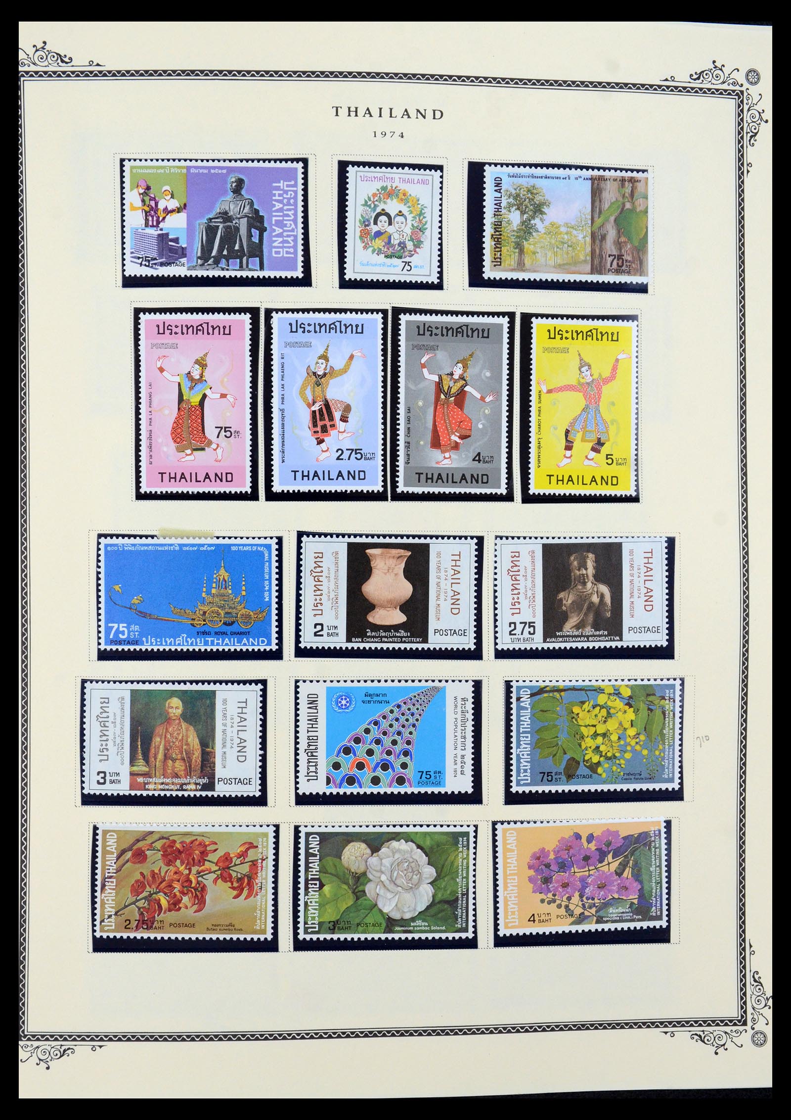 36276 042 - Postzegelverzameling 36276 Thailand 1883-1992.