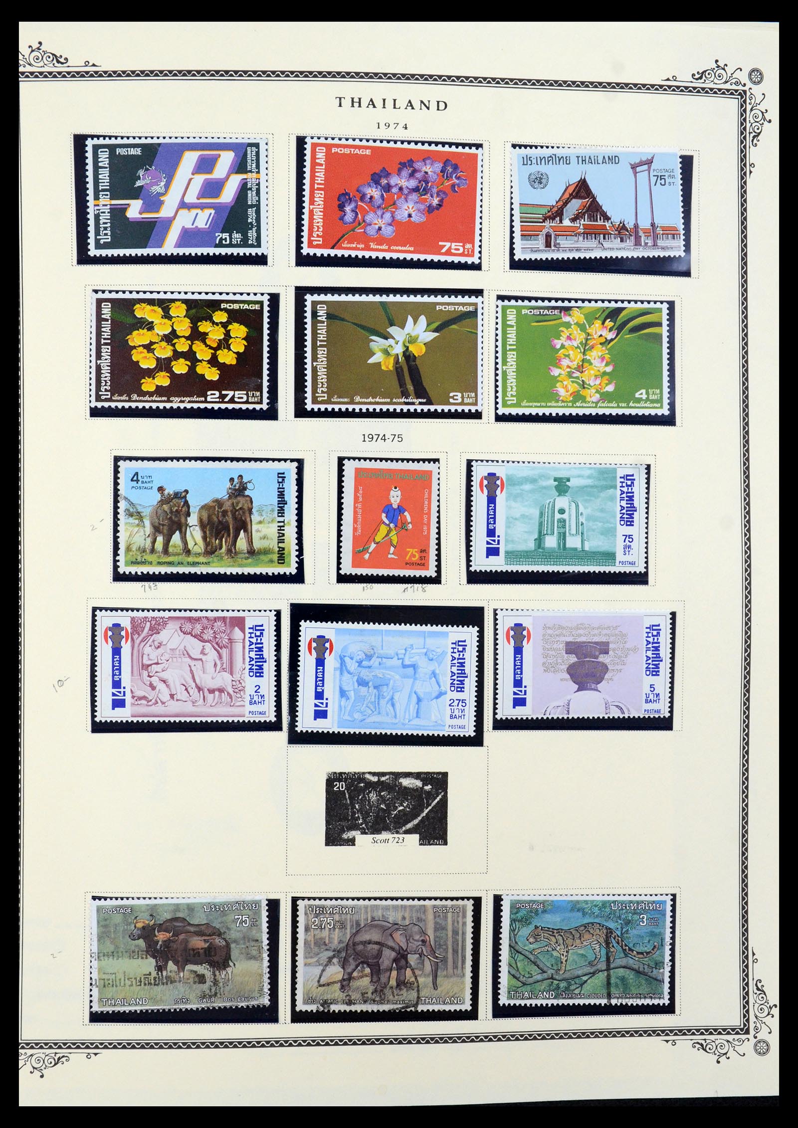 36276 043 - Postzegelverzameling 36276 Thailand 1883-1992.