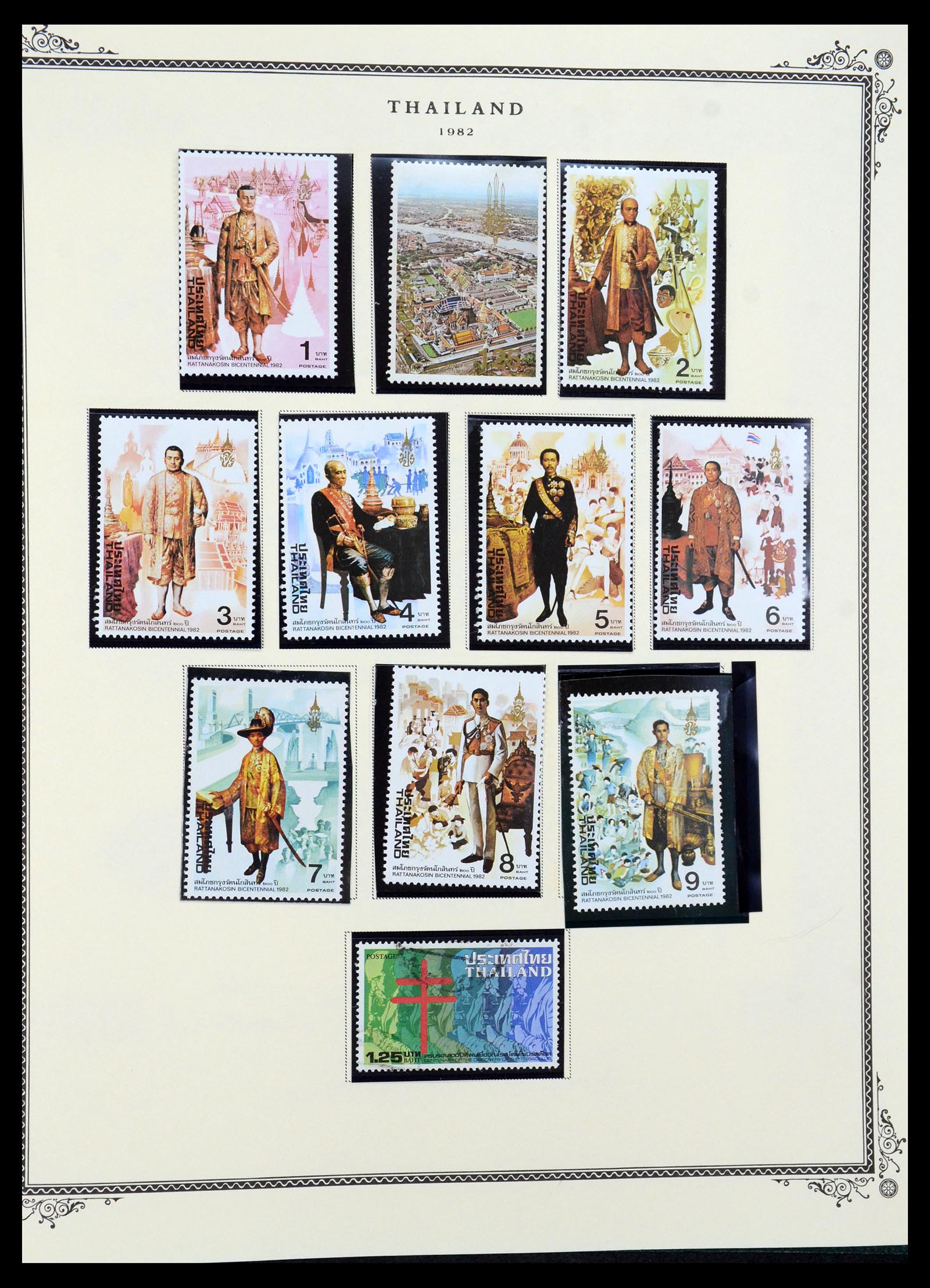 36276 071 - Postzegelverzameling 36276 Thailand 1883-1992.