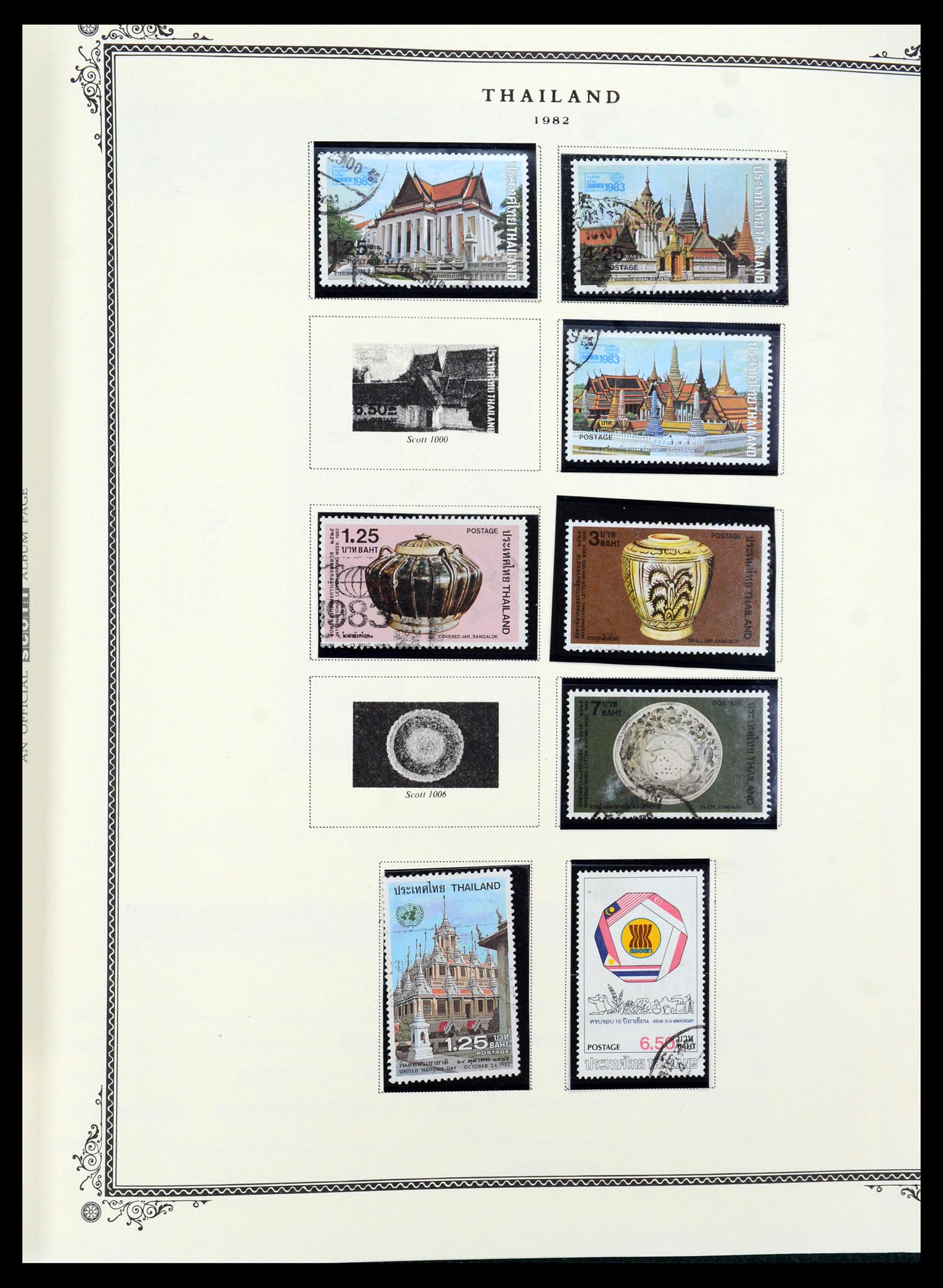 36276 074 - Postzegelverzameling 36276 Thailand 1883-1992.