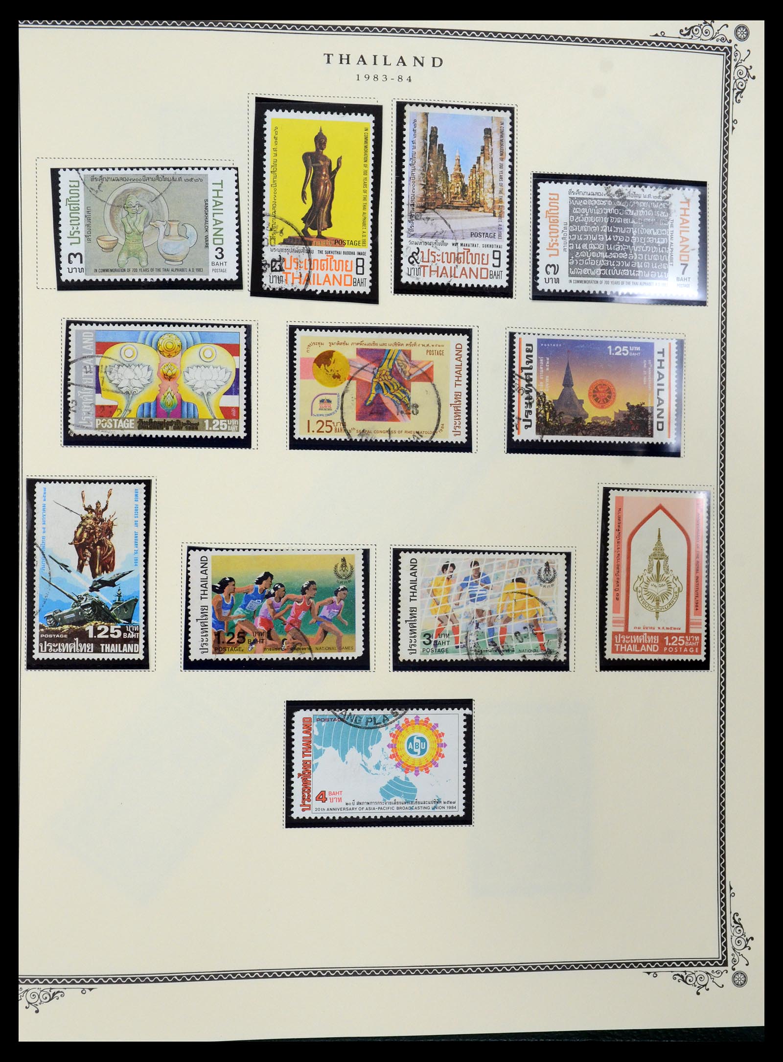 36276 080 - Postzegelverzameling 36276 Thailand 1883-1992.