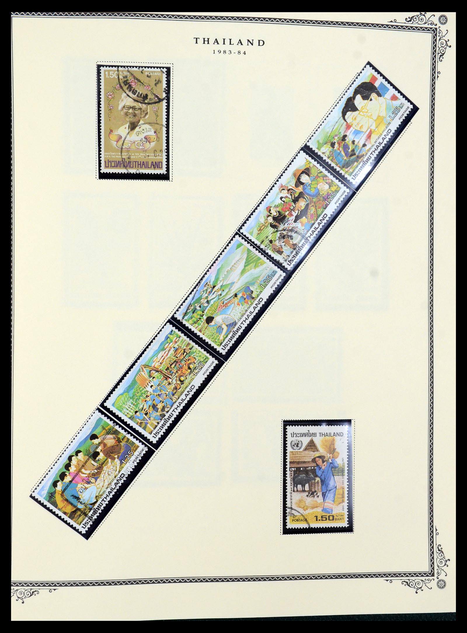 36276 081 - Postzegelverzameling 36276 Thailand 1883-1992.