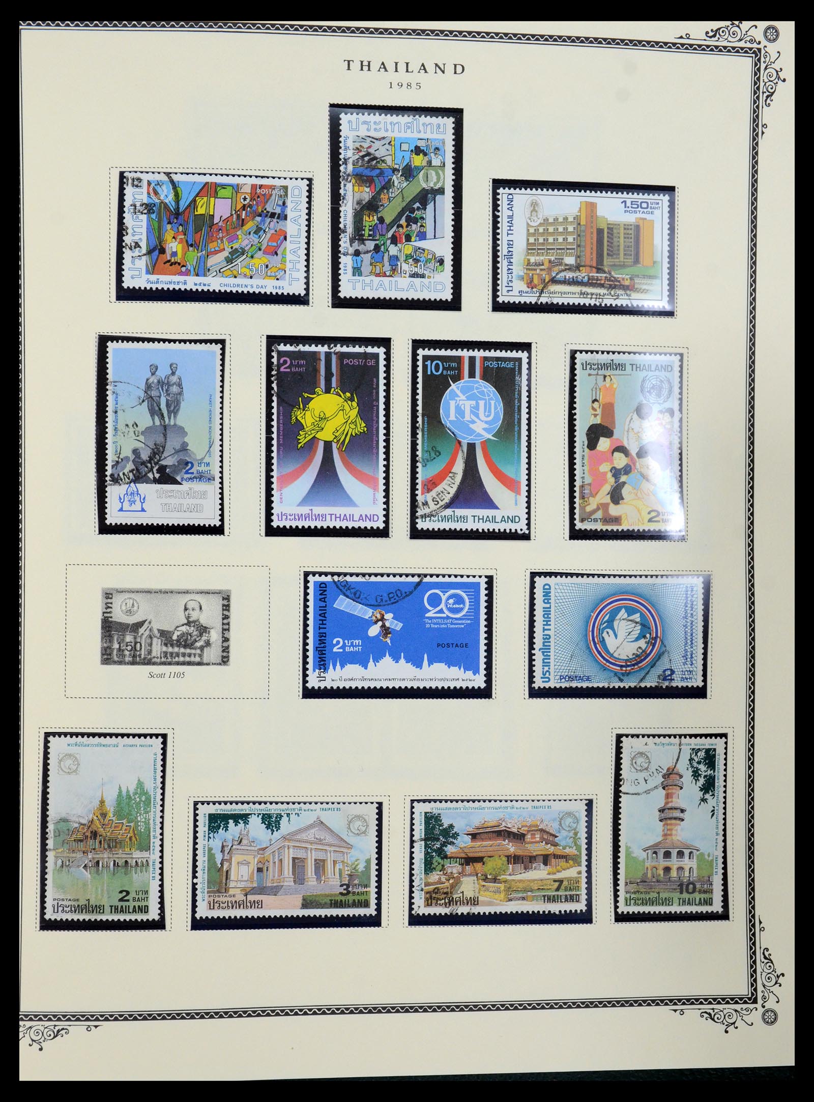 36276 083 - Postzegelverzameling 36276 Thailand 1883-1992.