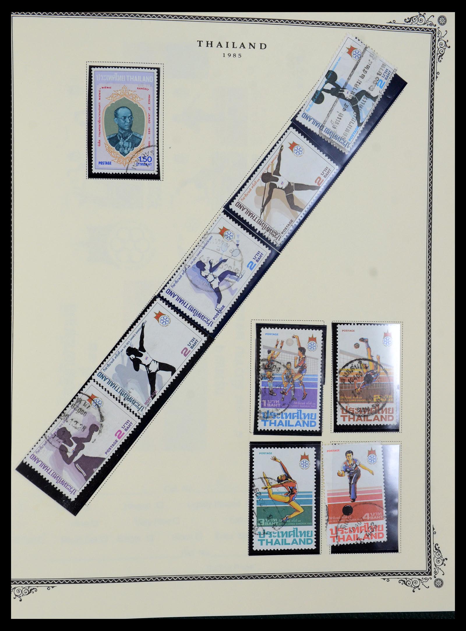 36276 085 - Postzegelverzameling 36276 Thailand 1883-1992.