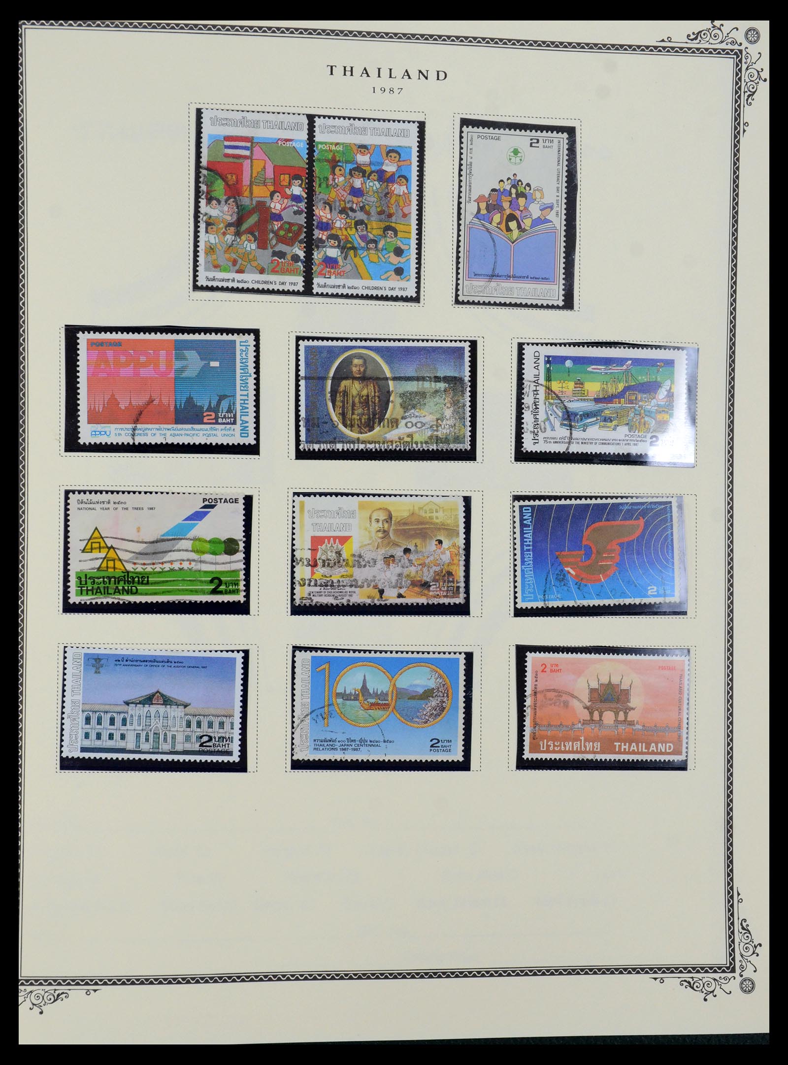 36276 093 - Postzegelverzameling 36276 Thailand 1883-1992.