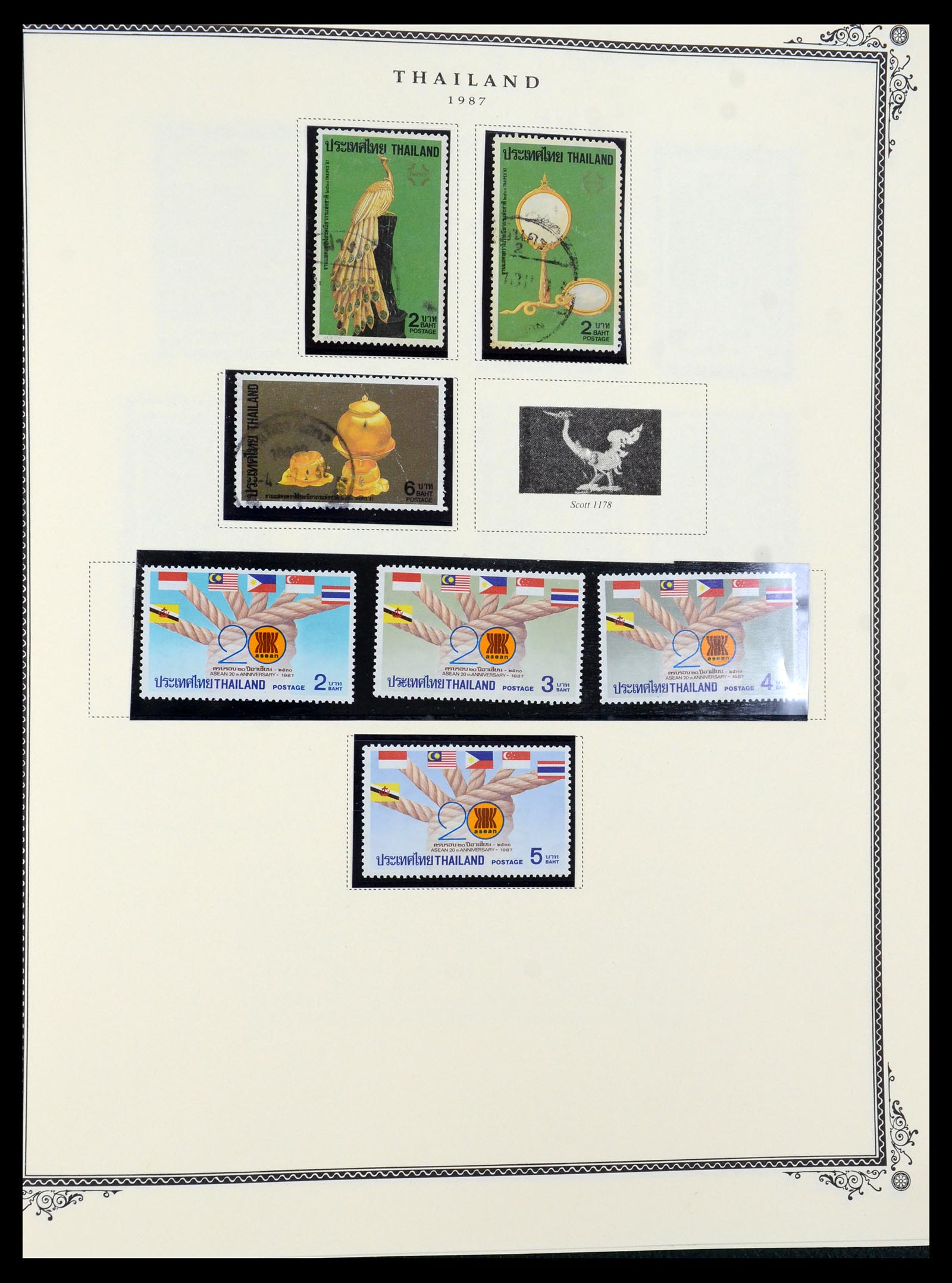 36276 095 - Postzegelverzameling 36276 Thailand 1883-1992.