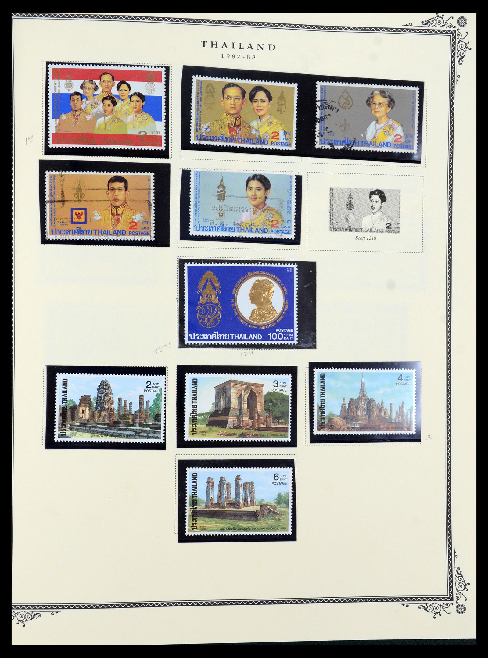 36276 099 - Postzegelverzameling 36276 Thailand 1883-1992.