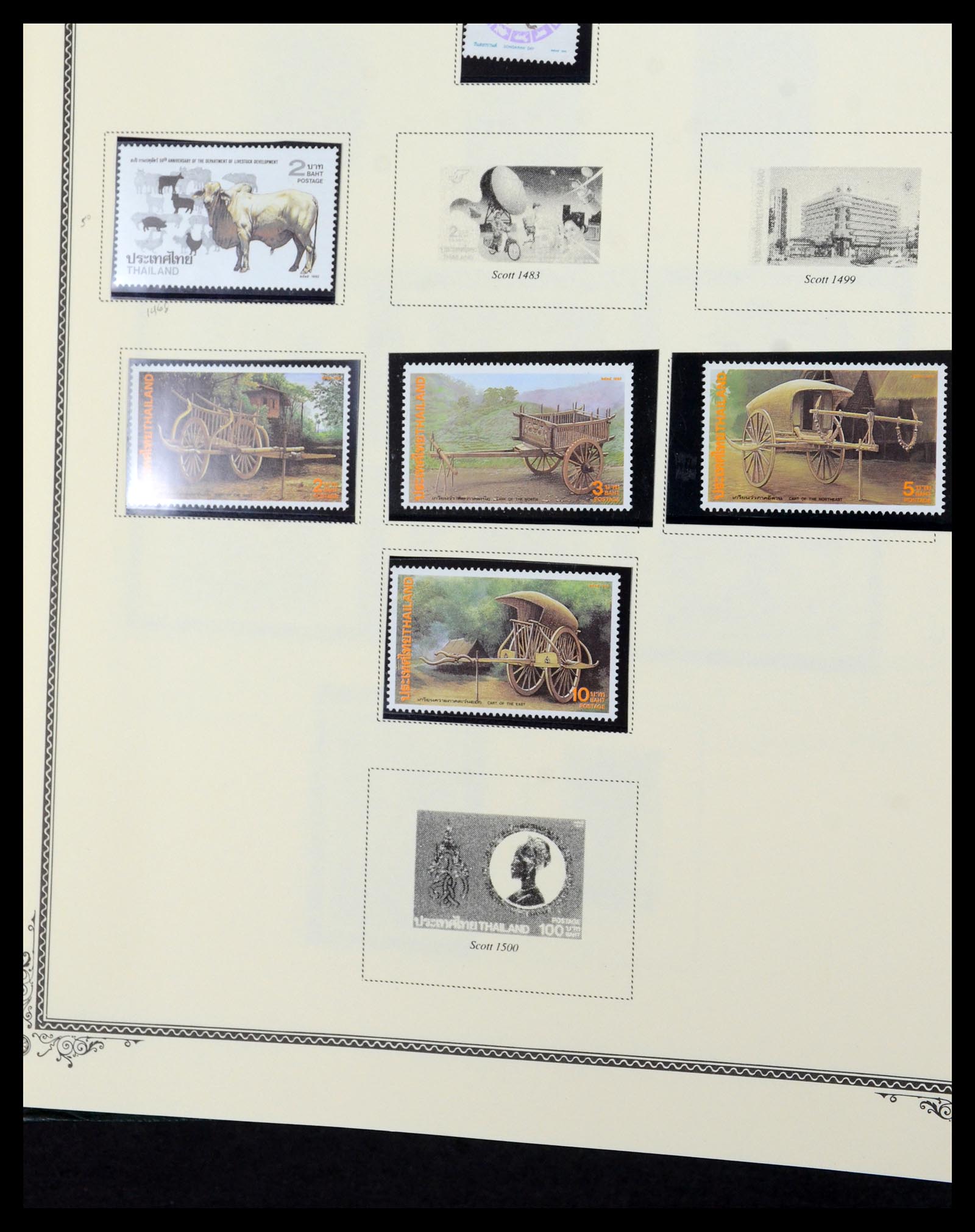 36276 128 - Postzegelverzameling 36276 Thailand 1883-1992.
