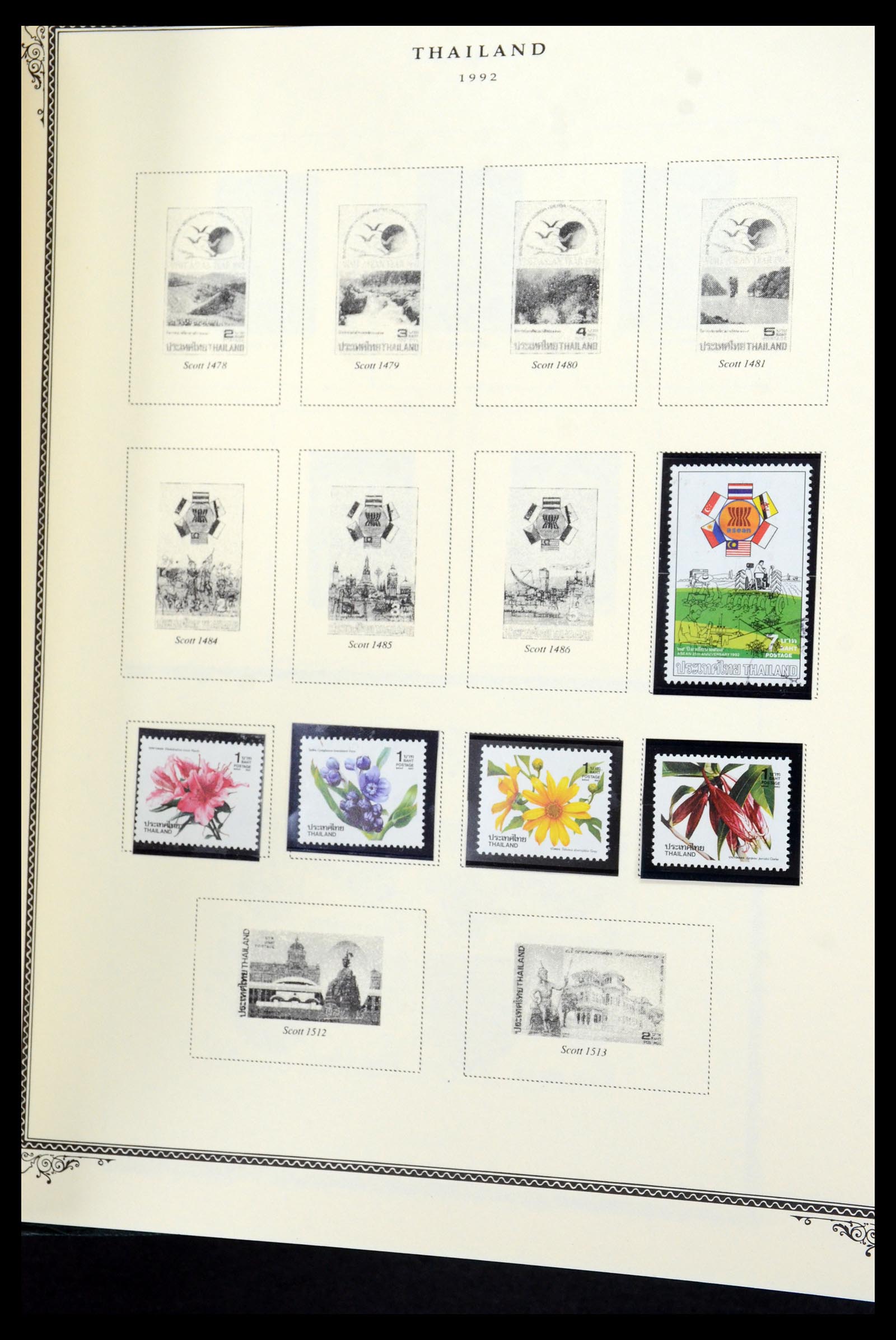 36276 131 - Postzegelverzameling 36276 Thailand 1883-1992.