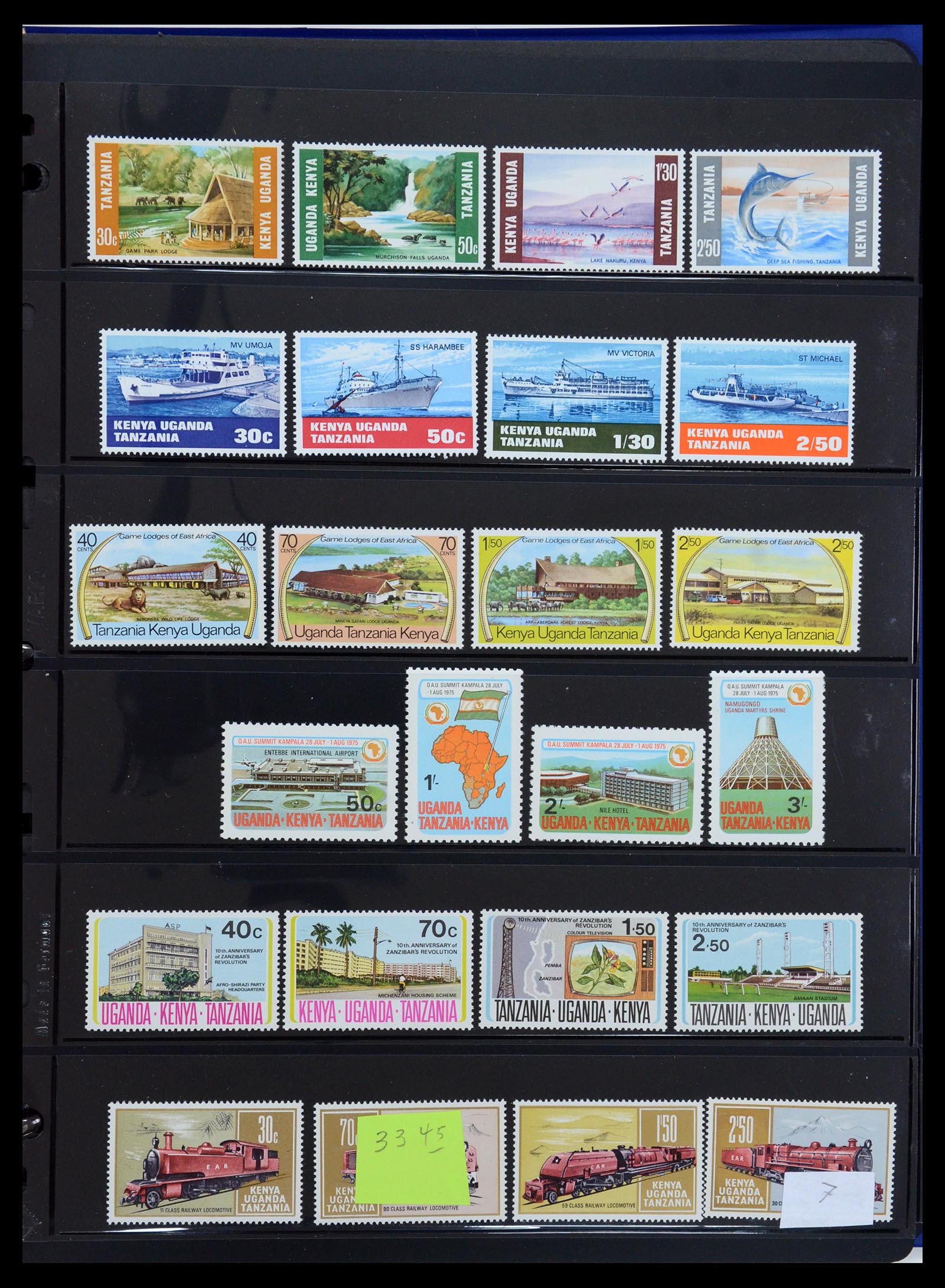 36278 008 - Postzegelverzameling 36278 Kenia, Oeganda en Tanganyika 1922-2008.