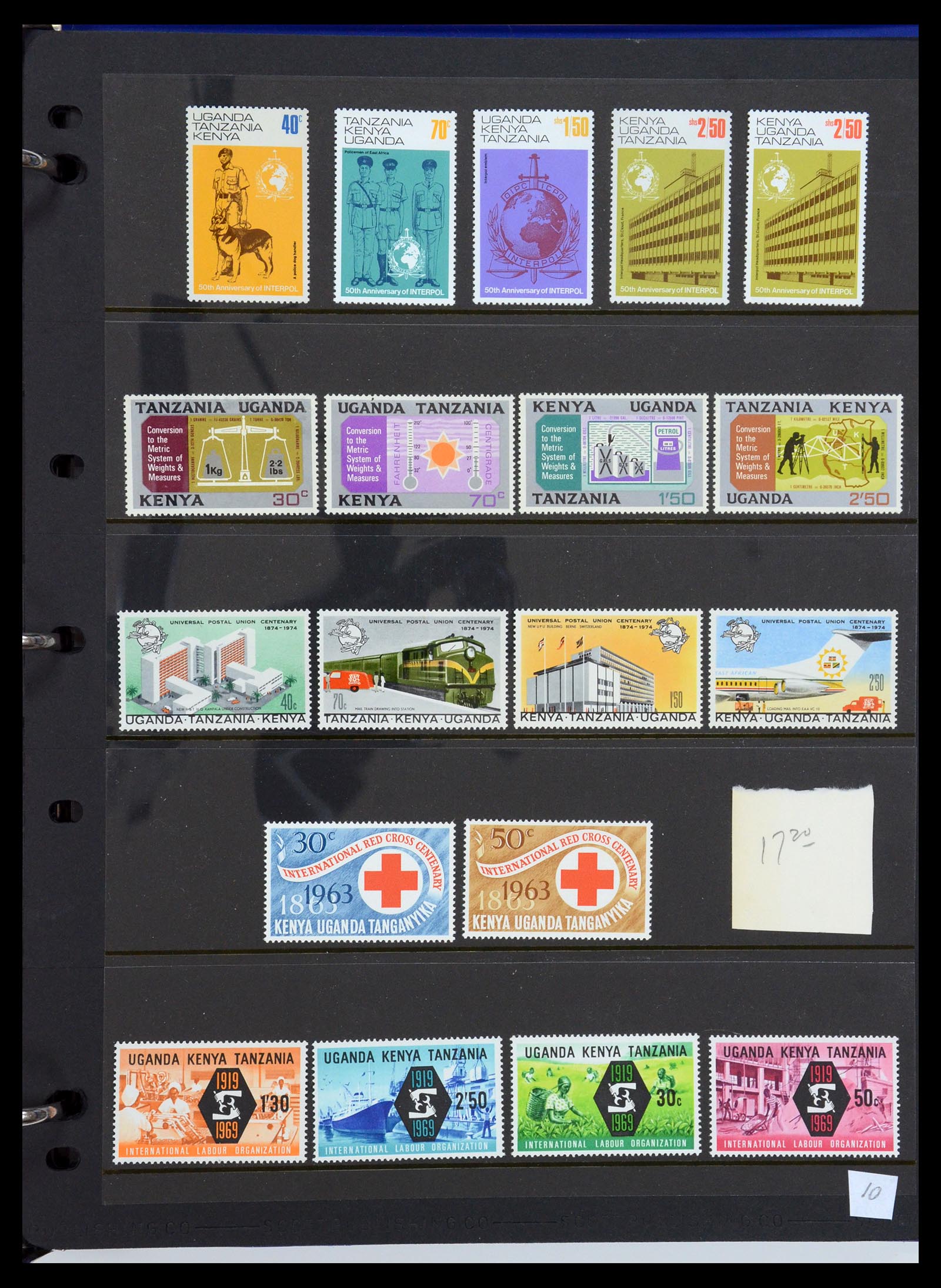 36278 011 - Postzegelverzameling 36278 Kenia, Oeganda en Tanganyika 1922-2008.
