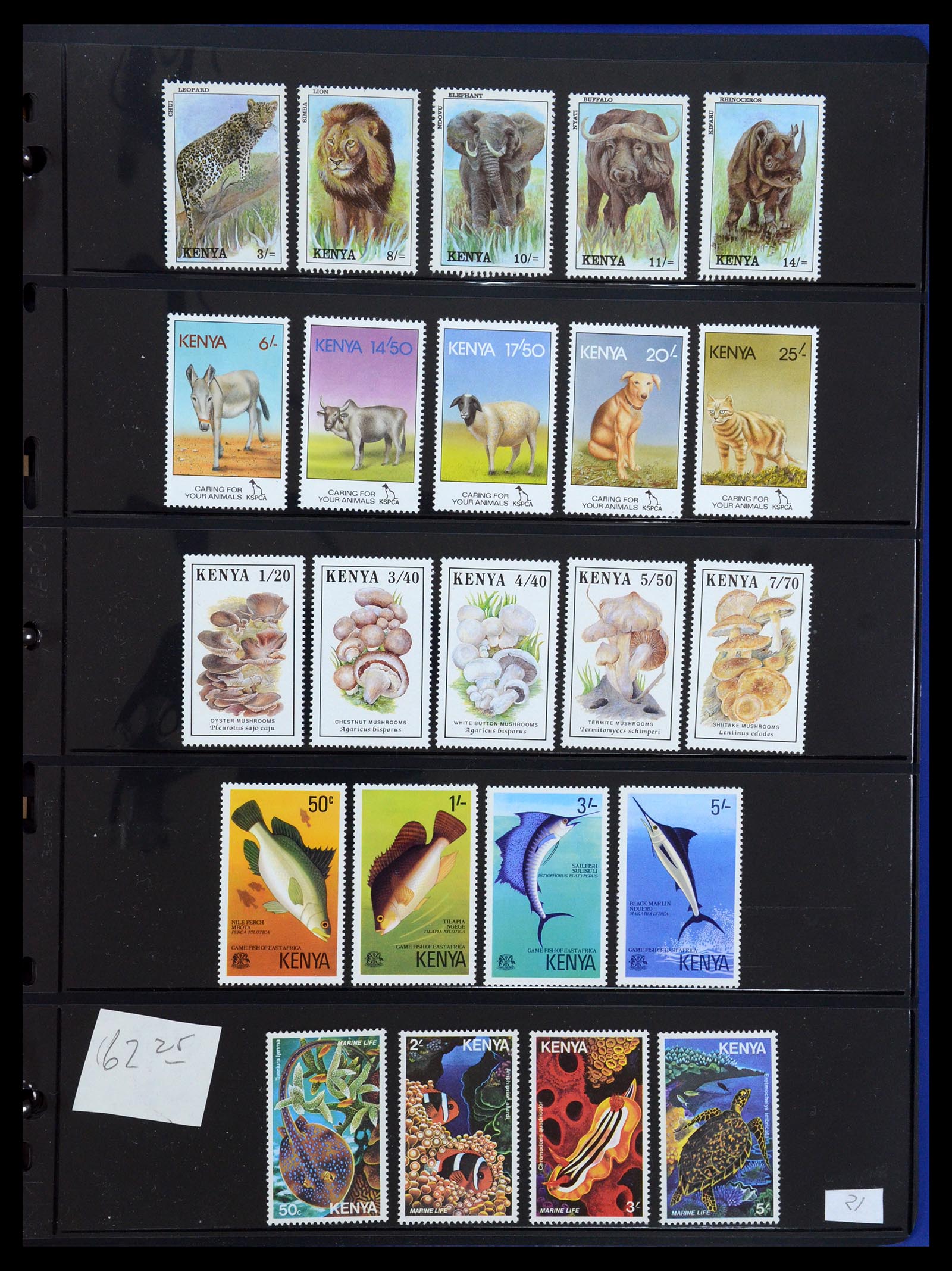 36278 022 - Postzegelverzameling 36278 Kenia, Oeganda en Tanganyika 1922-2008.