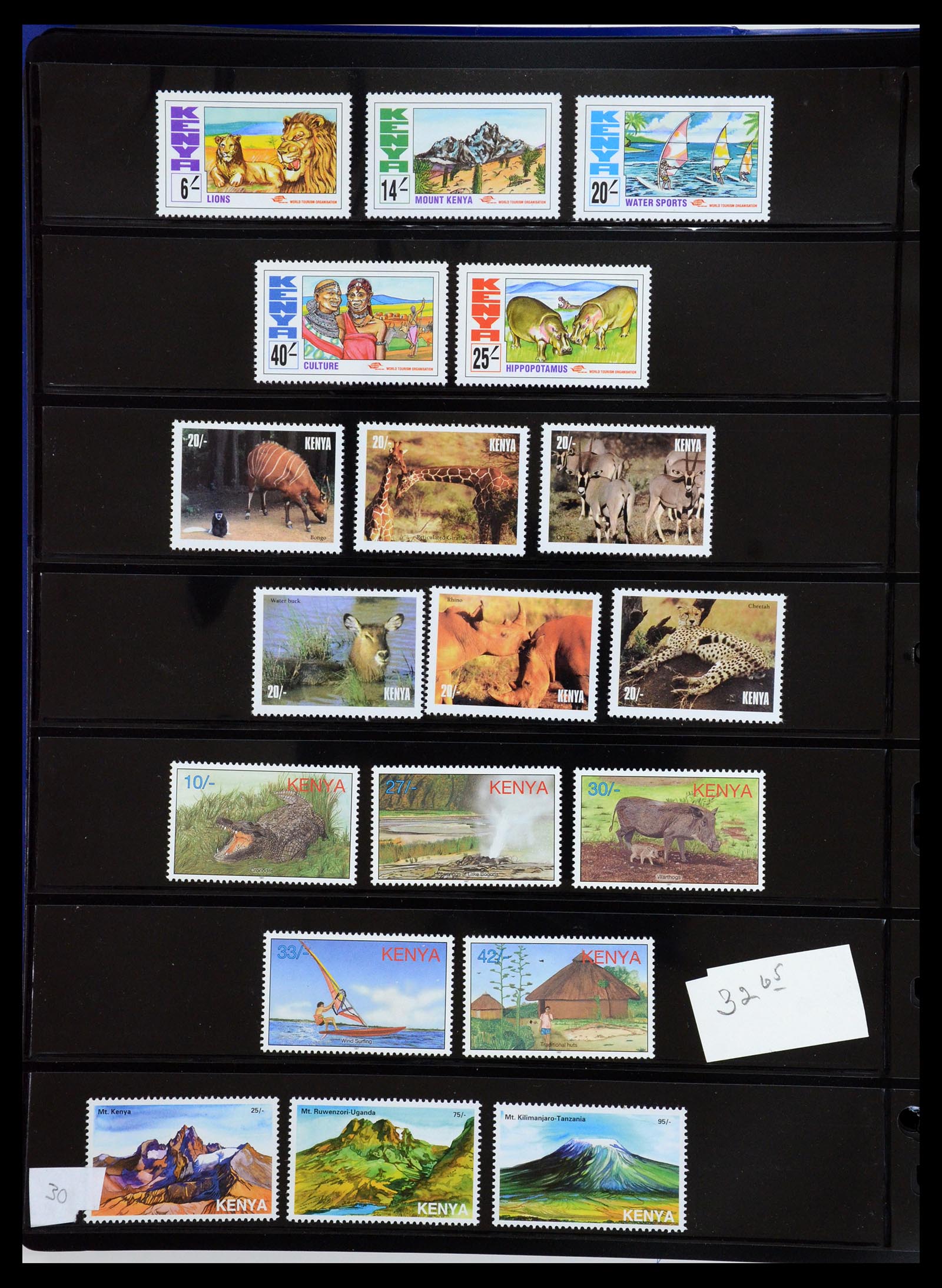 36278 031 - Postzegelverzameling 36278 Kenia, Oeganda en Tanganyika 1922-2008.
