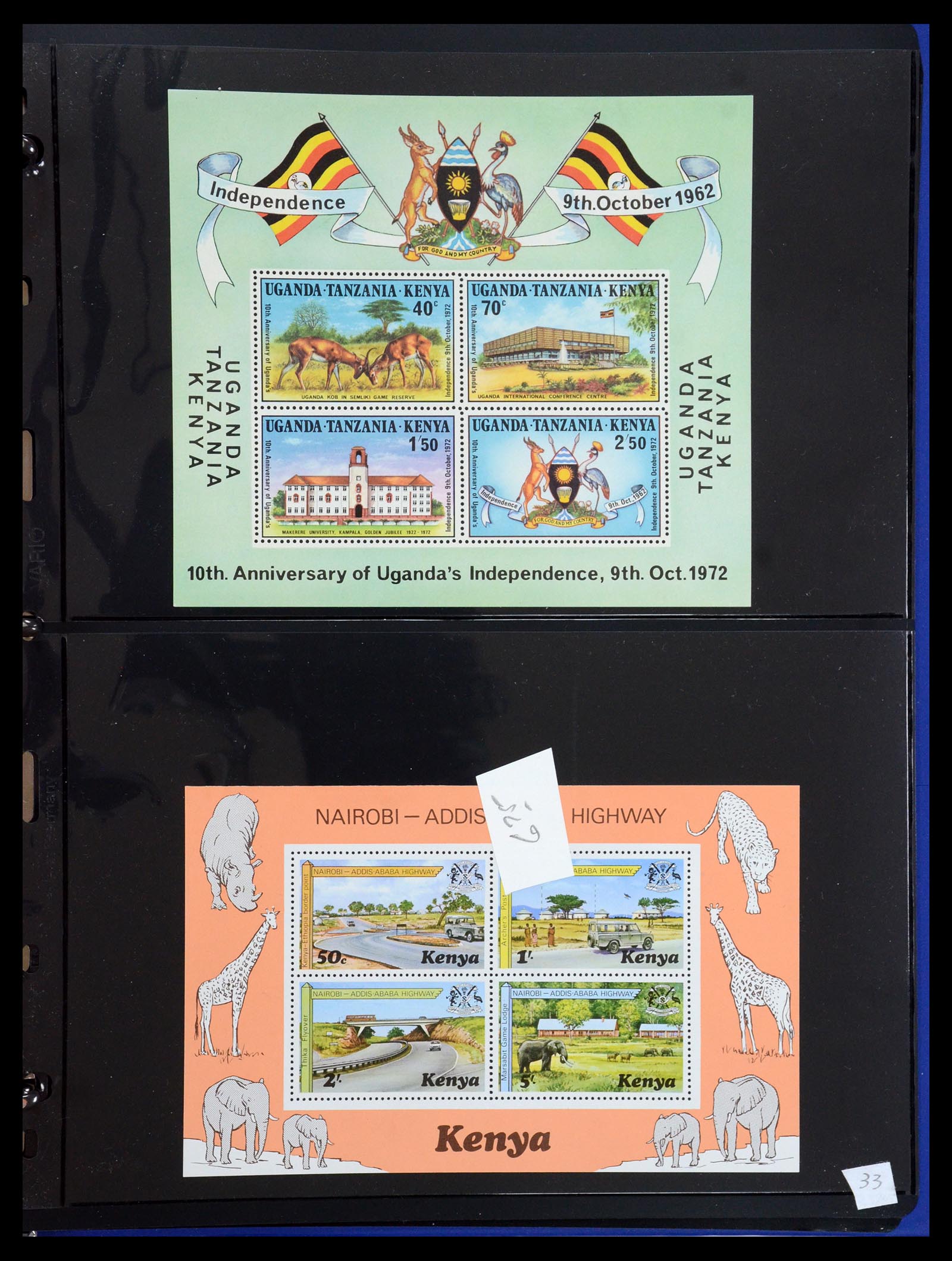 36278 034 - Postzegelverzameling 36278 Kenia, Oeganda en Tanganyika 1922-2008.