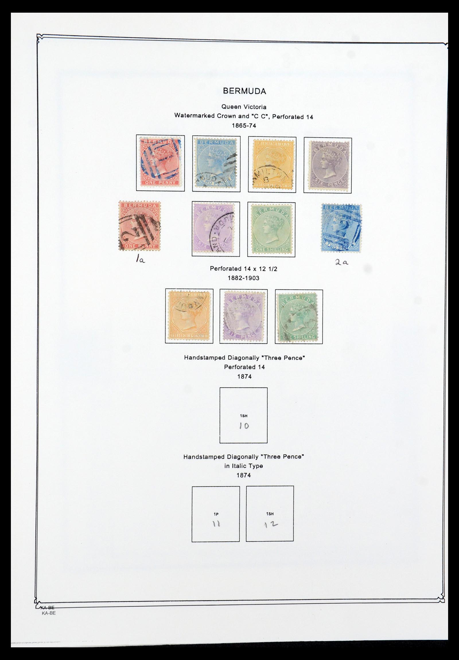 36279 001 - Postzegelverzameling 36279 Bermuda 1865-2013.