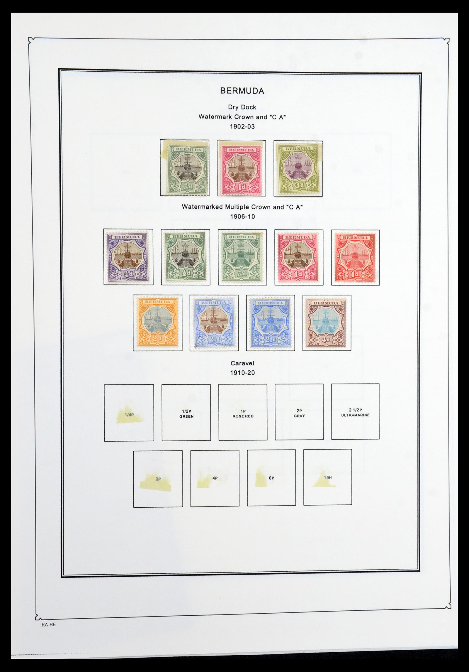 36279 004 - Stamp collection 36279 Bermuda 1865-2013.