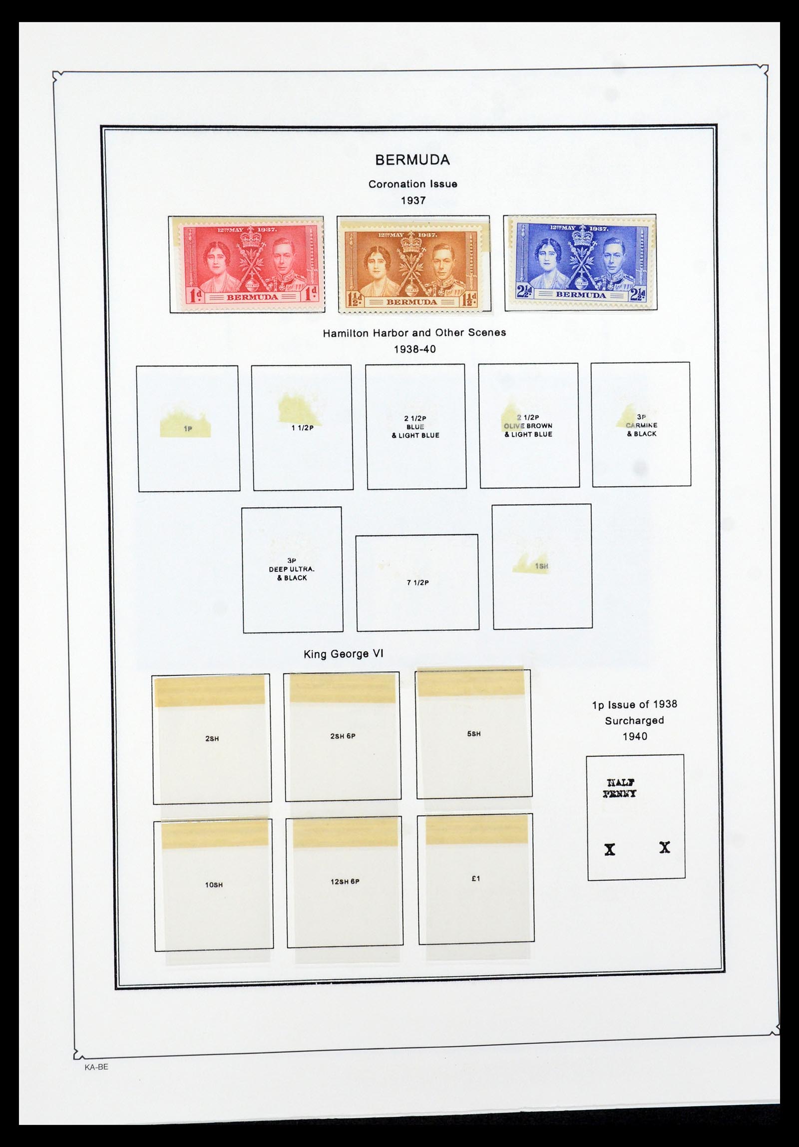 36279 006 - Postzegelverzameling 36279 Bermuda 1865-2013.