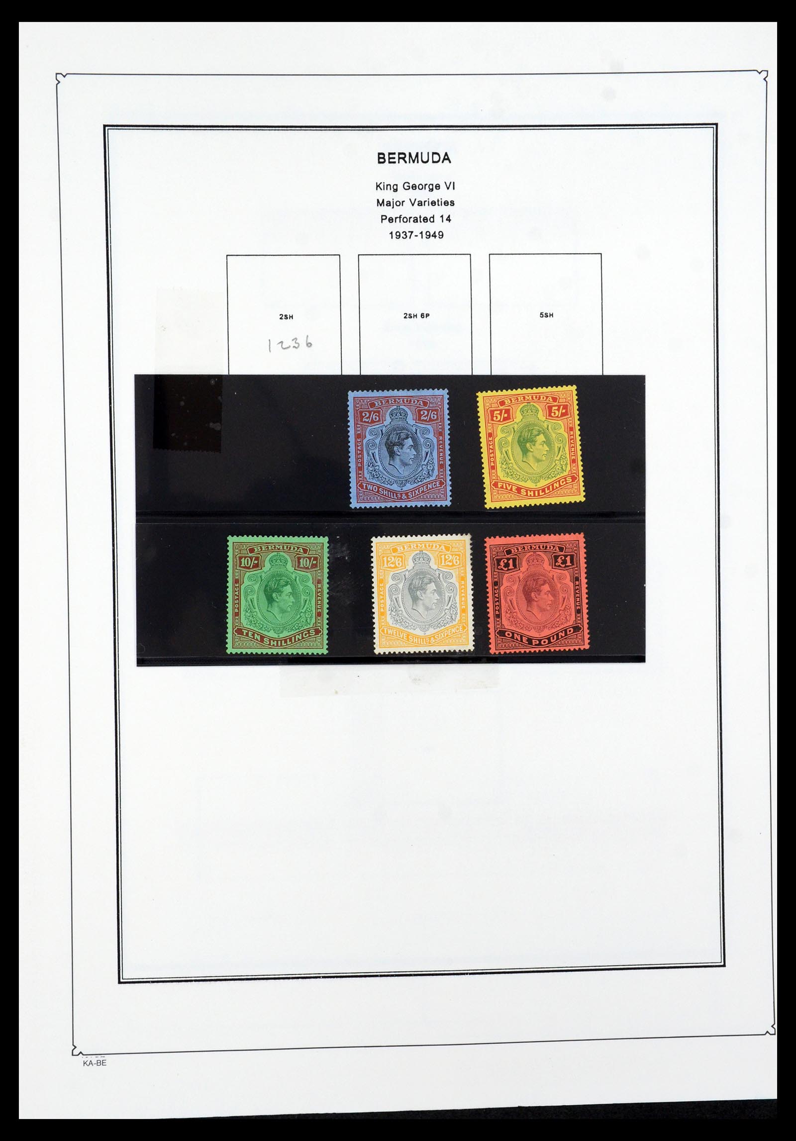 36279 007 - Postzegelverzameling 36279 Bermuda 1865-2013.
