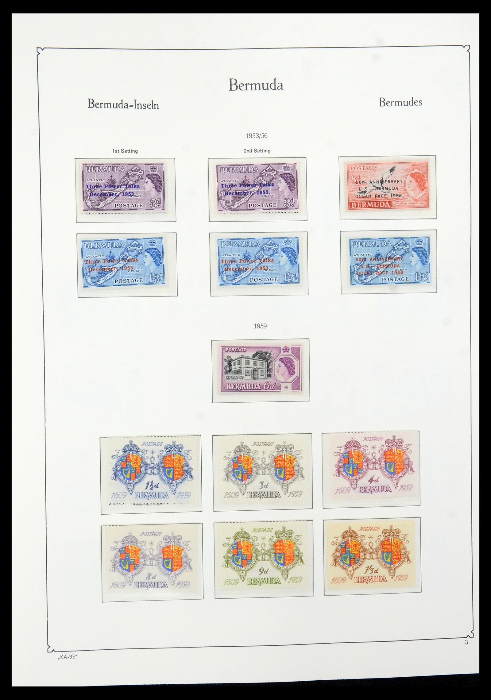 36279 010 - Postzegelverzameling 36279 Bermuda 1865-2013.