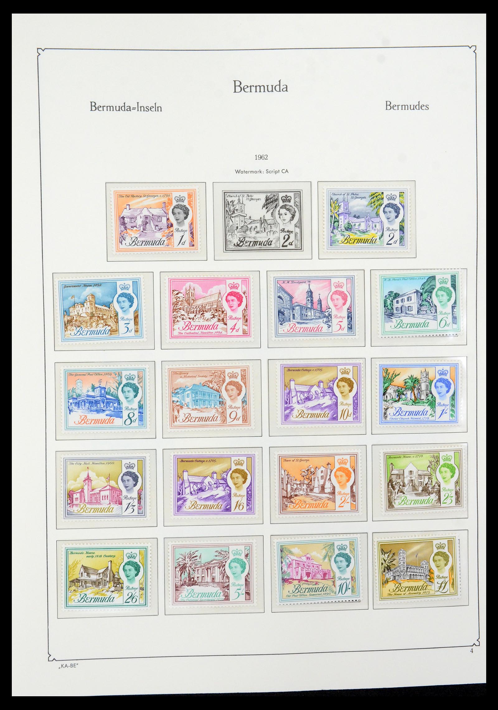 36279 011 - Postzegelverzameling 36279 Bermuda 1865-2013.