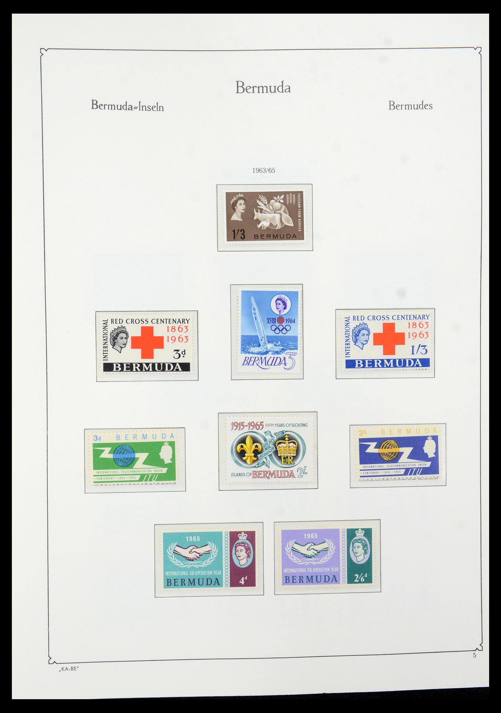 36279 012 - Postzegelverzameling 36279 Bermuda 1865-2013.