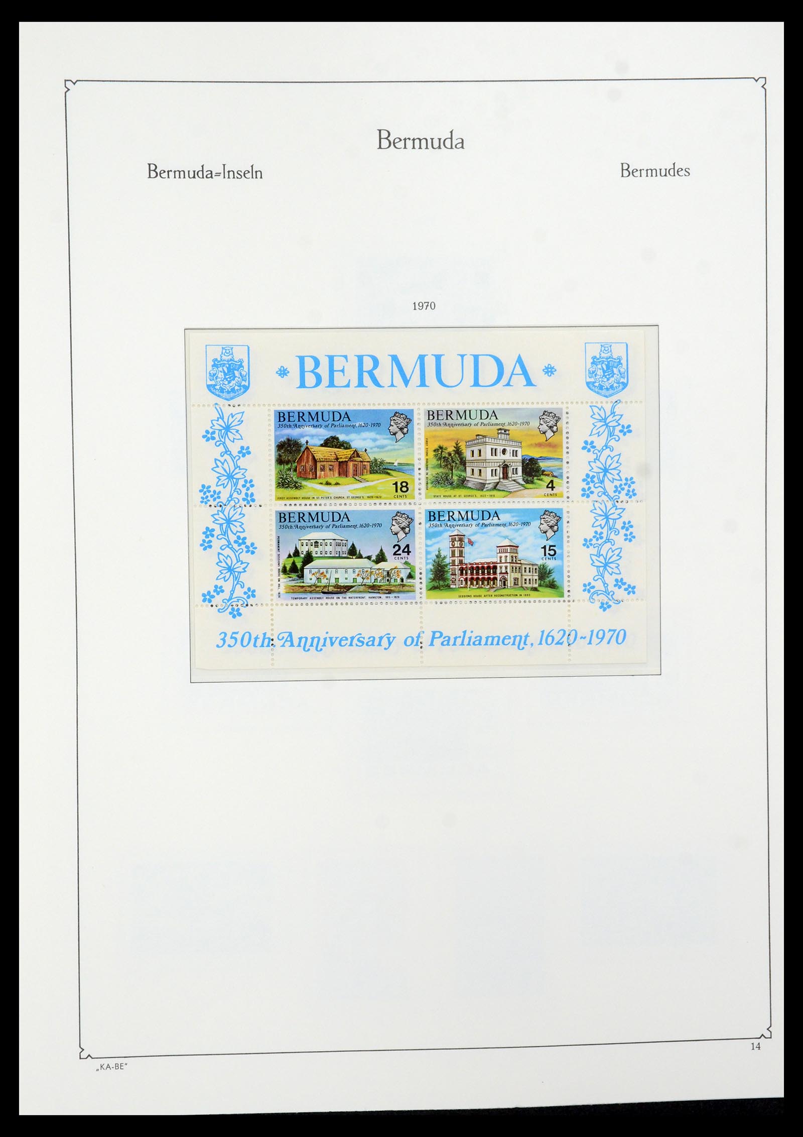 36279 021 - Stamp collection 36279 Bermuda 1865-2013.