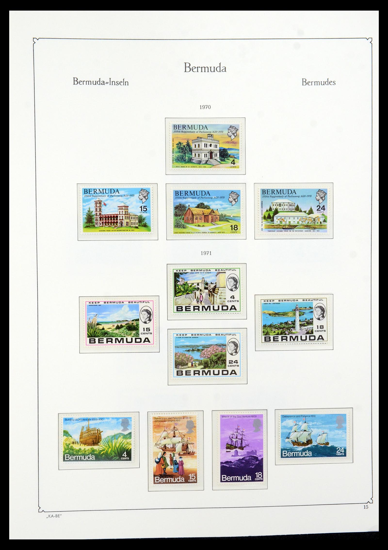 36279 022 - Stamp collection 36279 Bermuda 1865-2013.