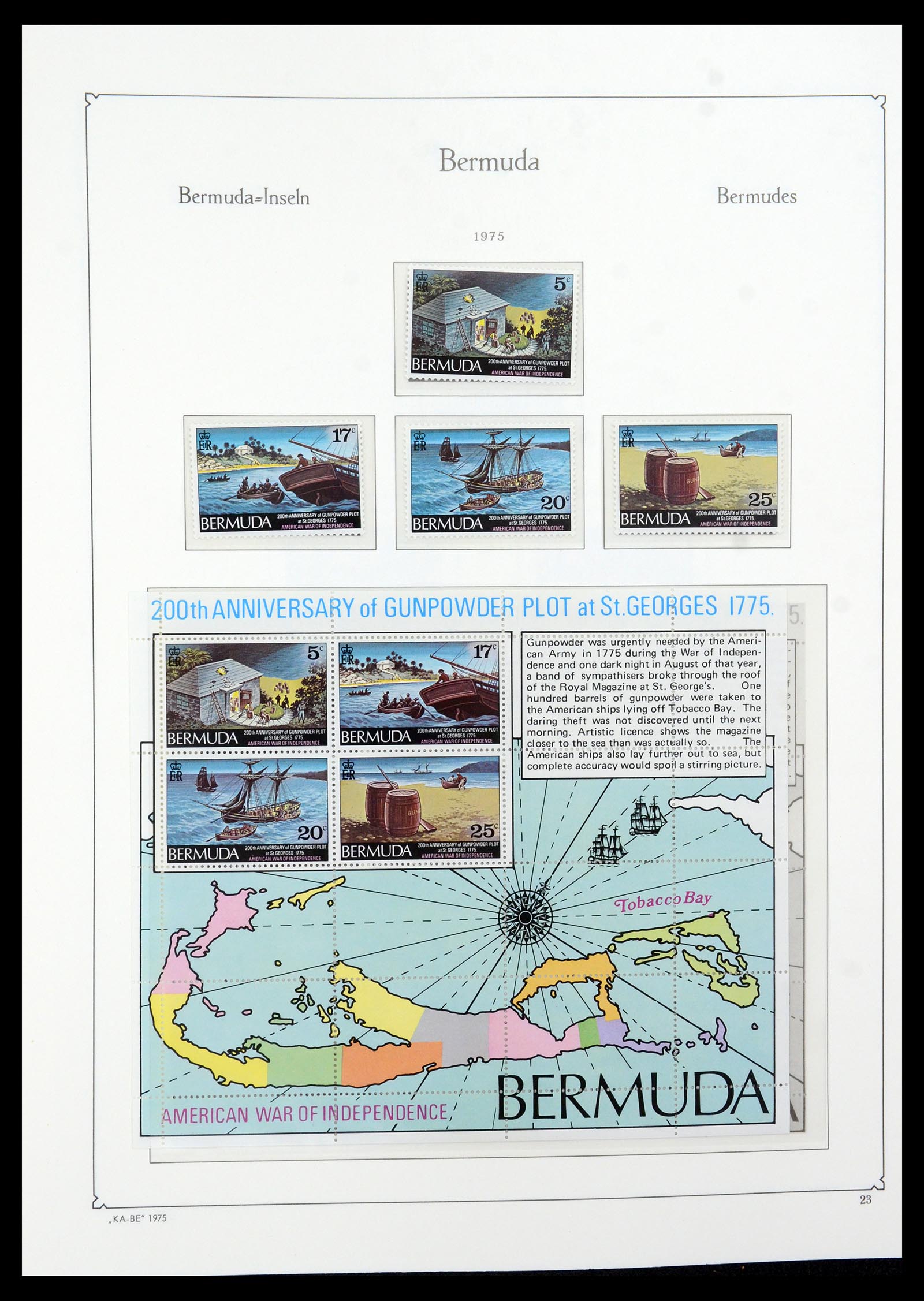 36279 030 - Postzegelverzameling 36279 Bermuda 1865-2013.